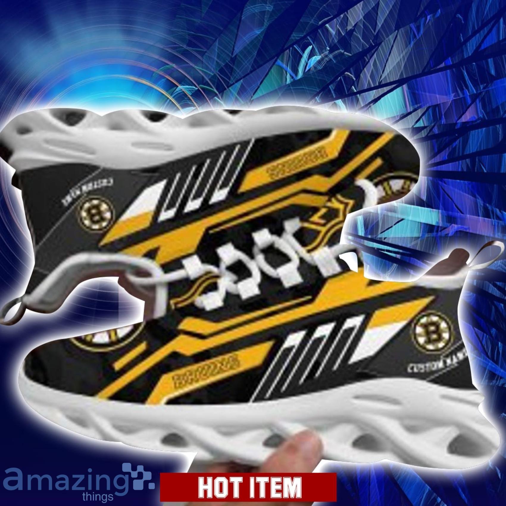 Custom Name Boston Bruins Personalized NHL Max Soul Shoes For Fans Product Photo 1 Custom Name Boston Bruins Personalized NHL Max Soul Shoes For Fans Product Photo 1