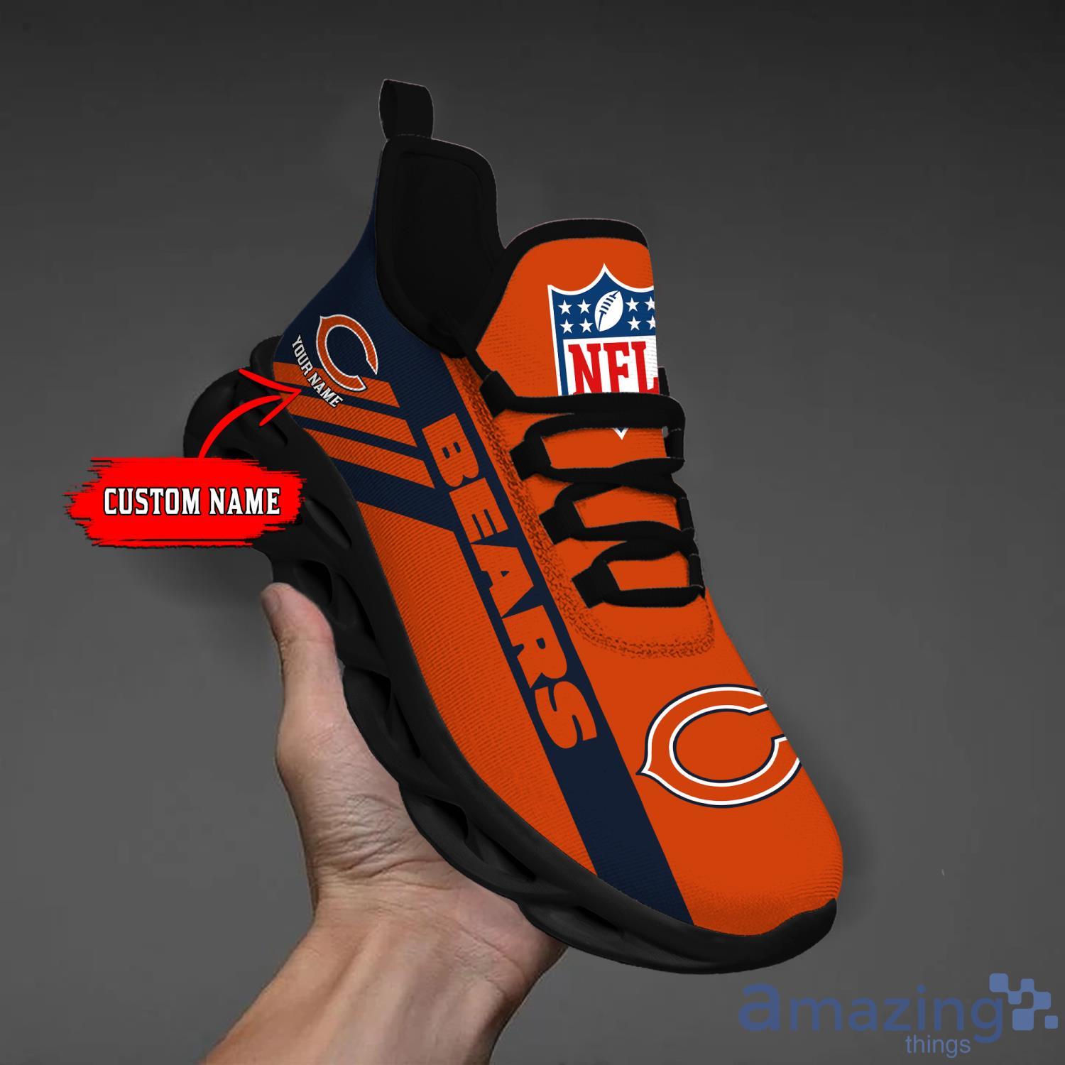 Custom Name Chicago Bears Fans Gift Max Soul Shoes Sneakers Product Photo 1