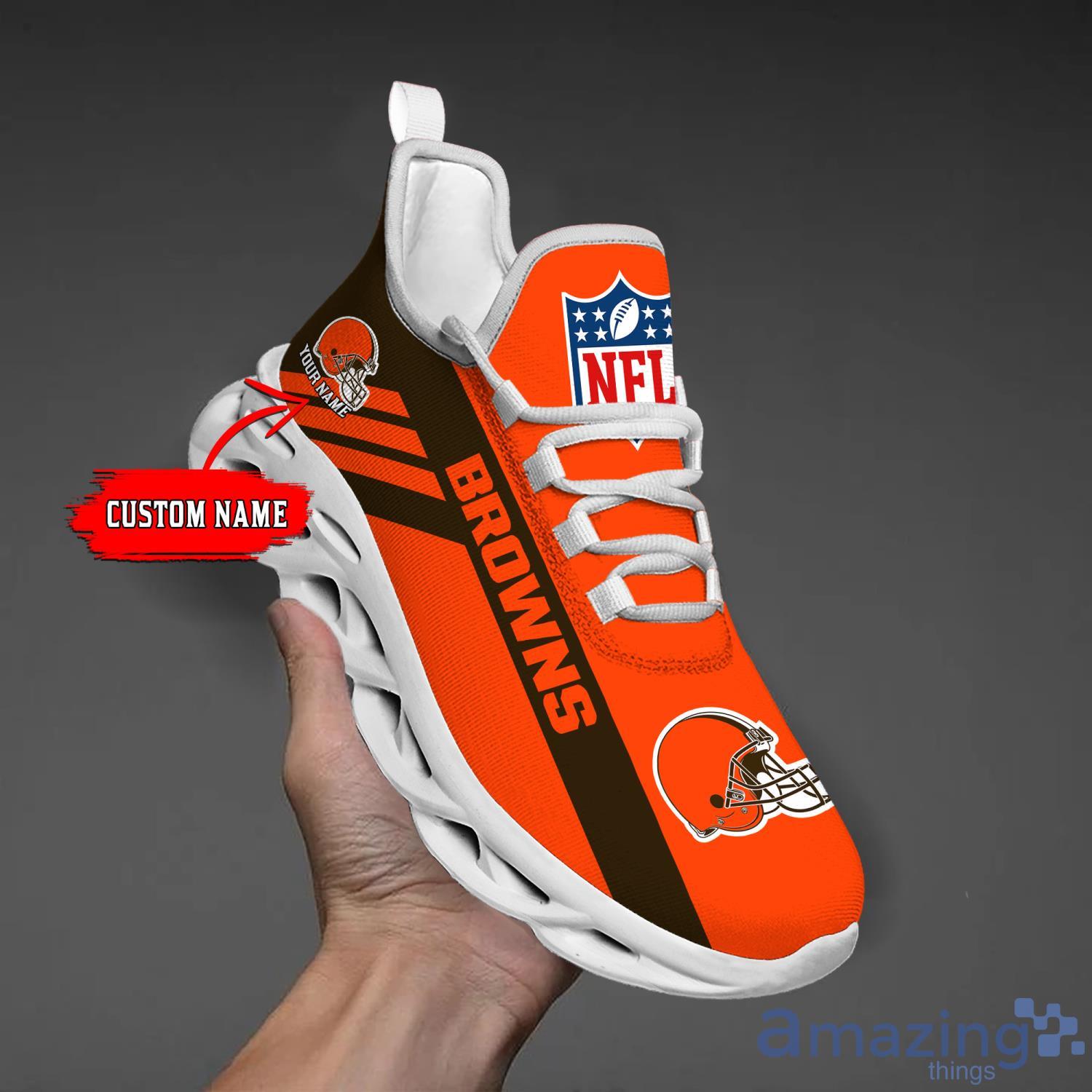 Custom Name Cleveland Browns Fans Gift Max Soul Shoes Sneakers Product Photo 1