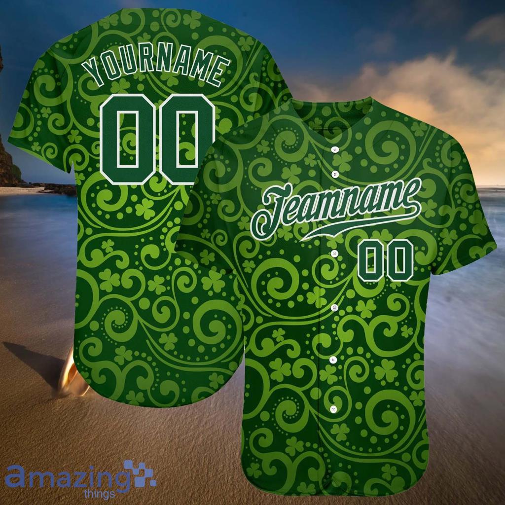 St patricks store day baseball jersey