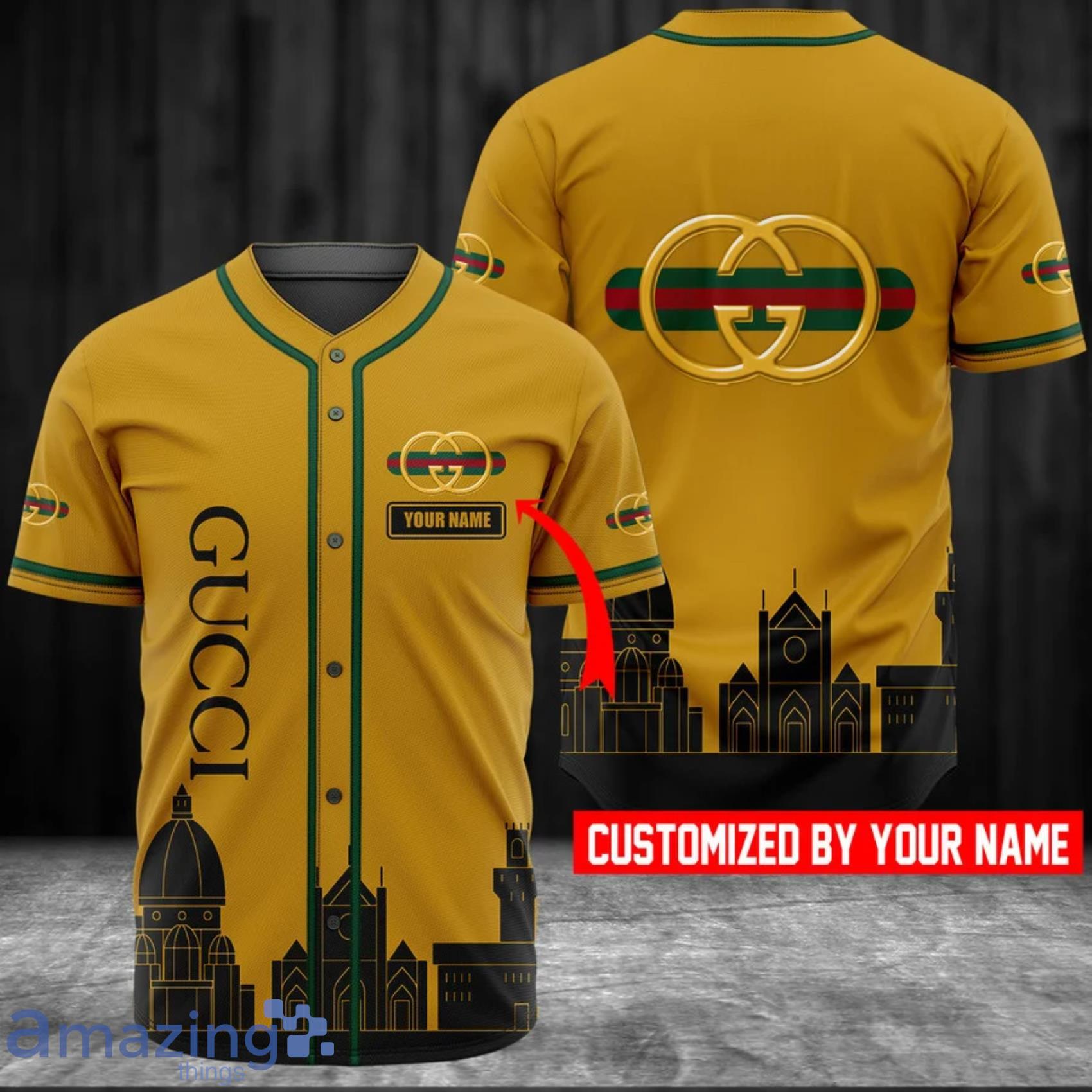 Pittsburgh Steelers NFL Gucci Custom Name And Number Baseball Jersey