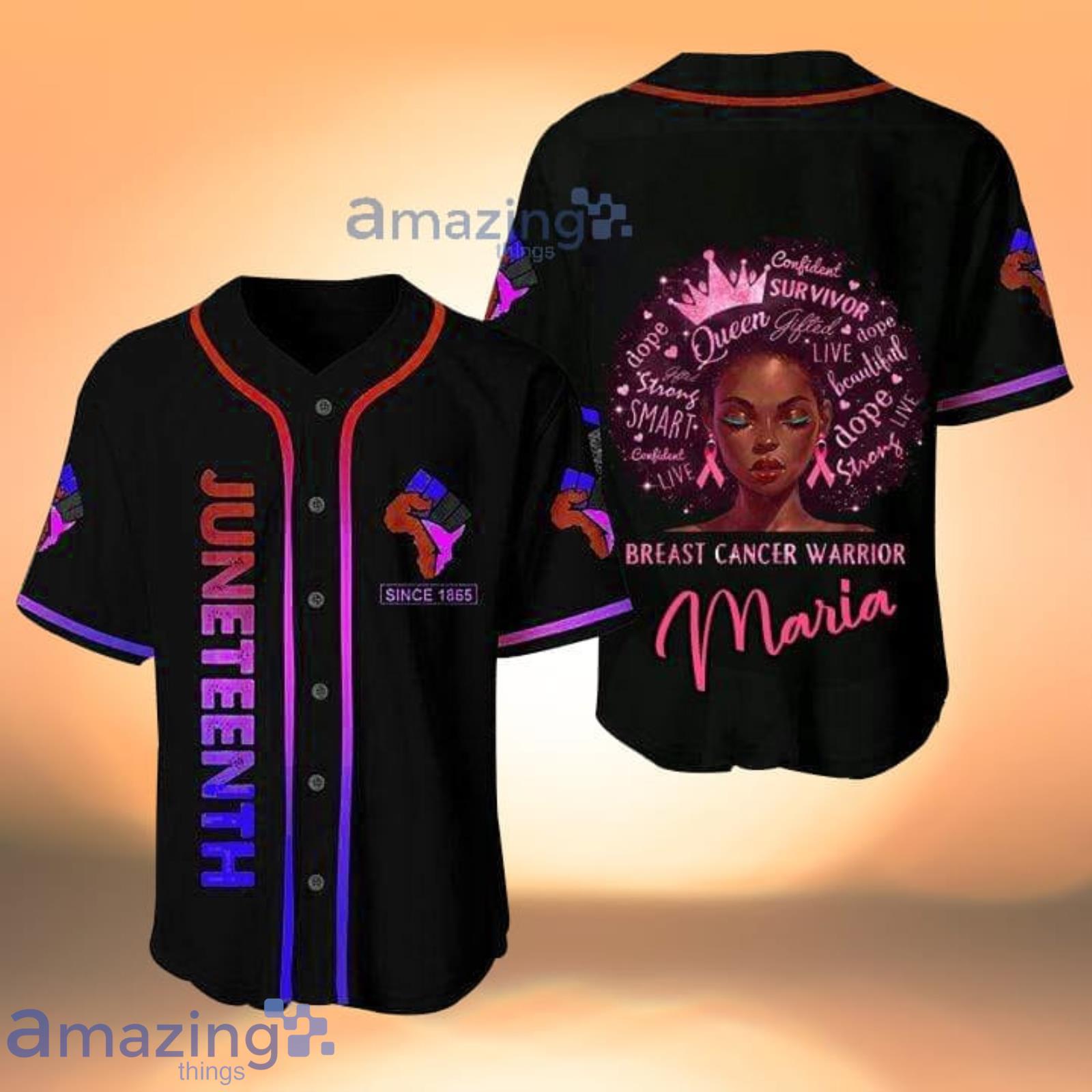  Juneteenth Baseball Jersey Shirt : Handmade Products