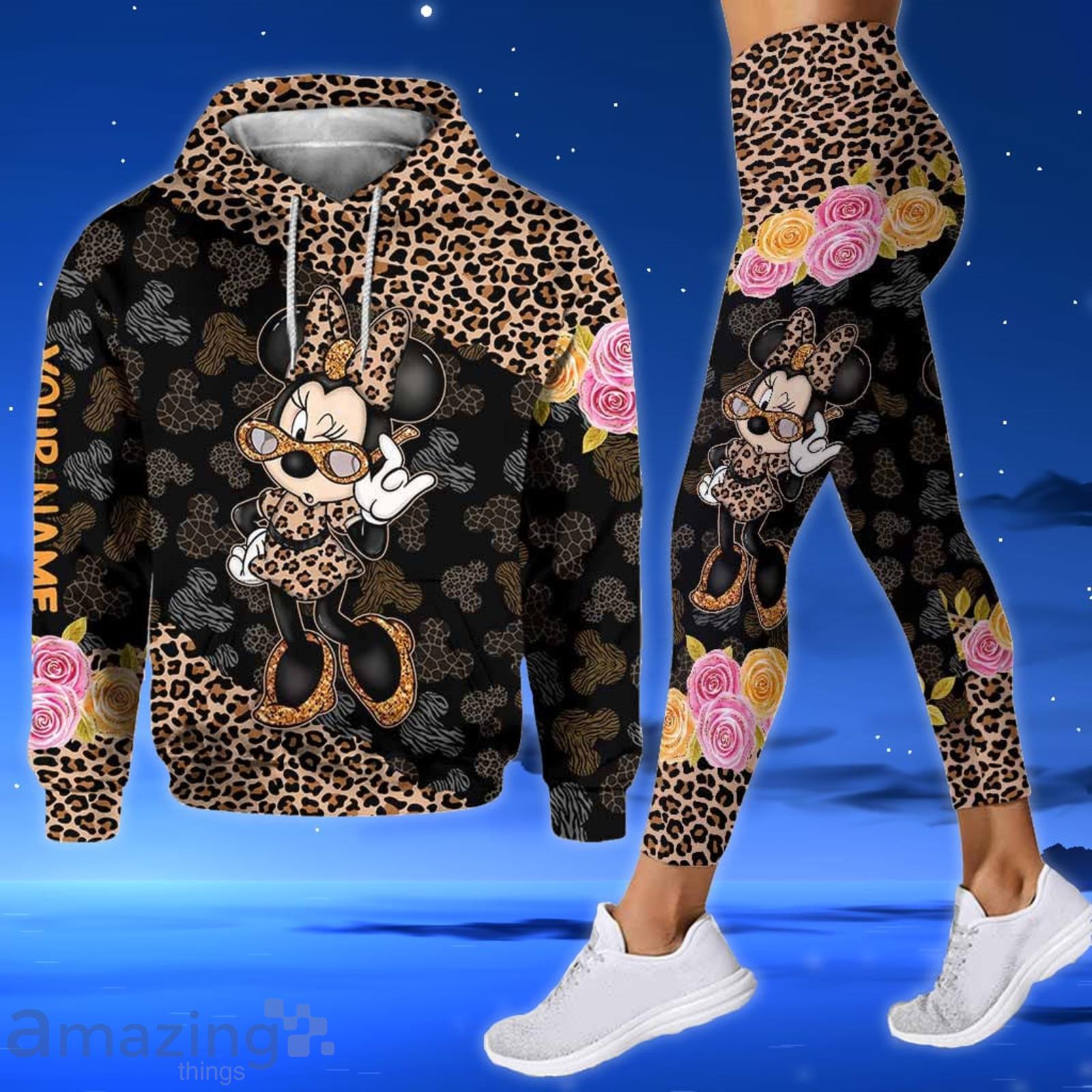 Custom Name Lovely Minnie Mouse Hoodie And Leggings image Custom Name Lovely Minnie Mouse Hoodie And Leggings Product Photo 2