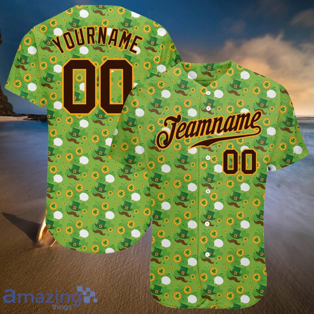 Custom Name Neon Green Brown-Gold Pattern St - Custom Name Neon Green Brown-Gold Pattern St