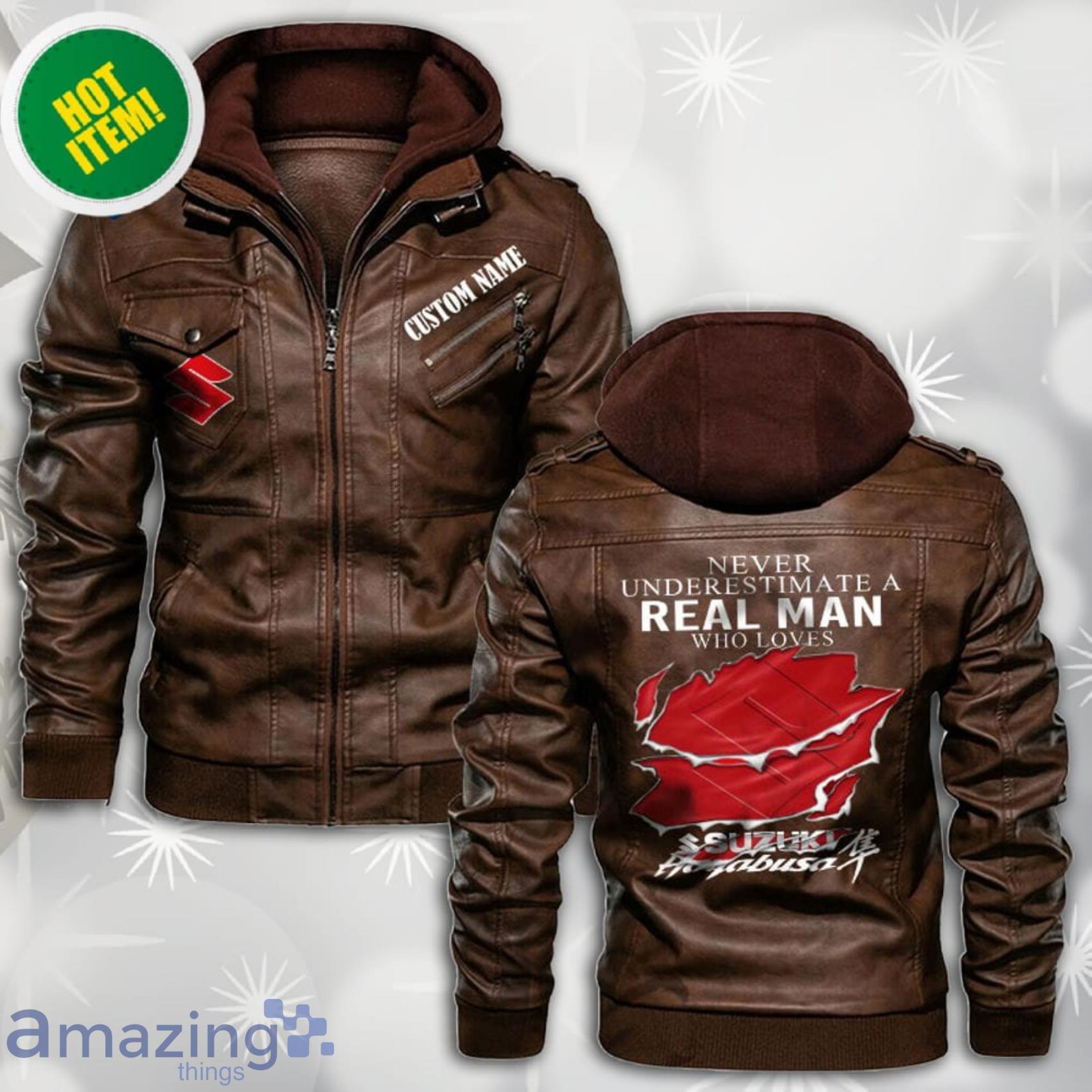 Suzuki hayabusa leather on sale jacket