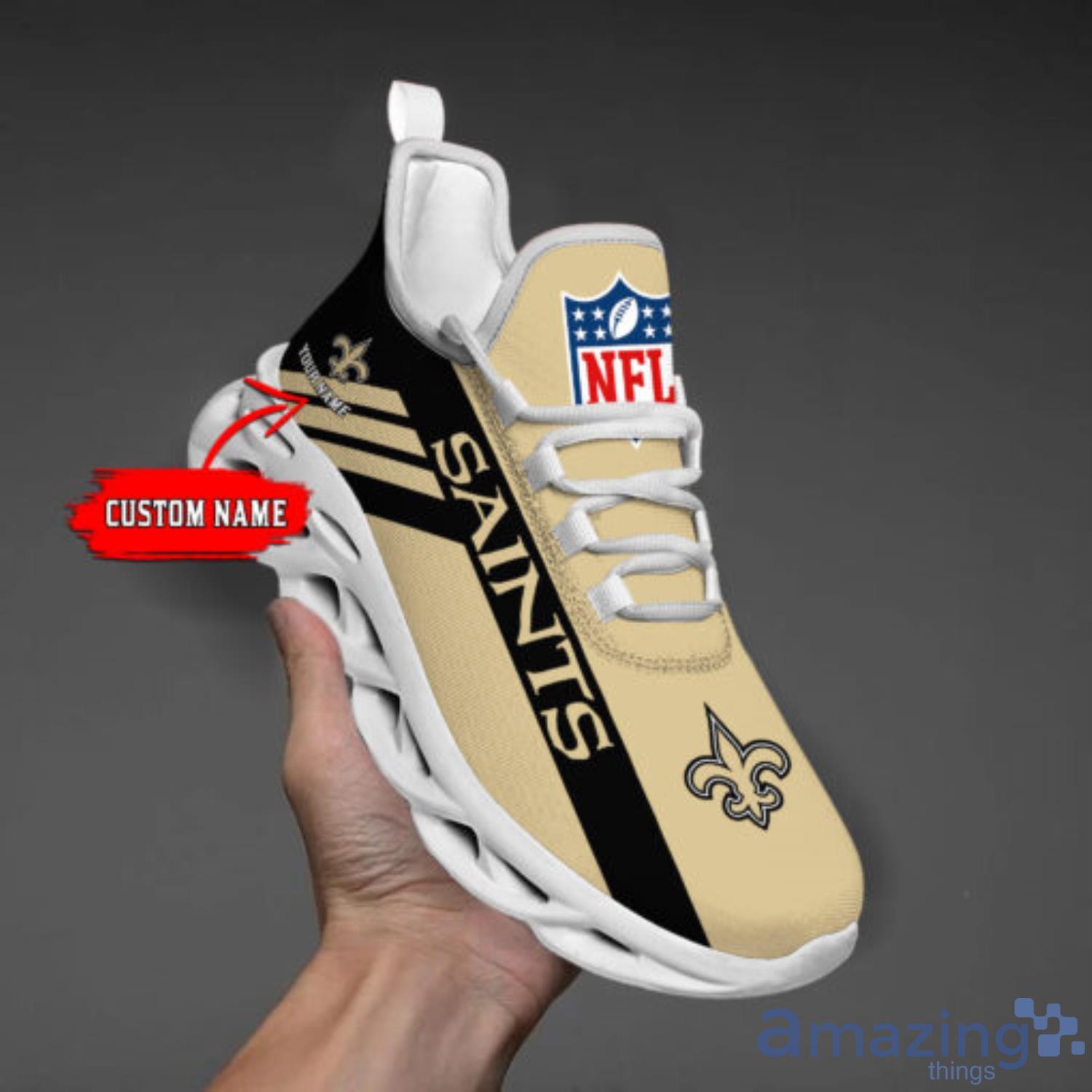 Custom Name New Orleans Saints Fans Gift Max Soul Shoes Sneakers Product Photo 1