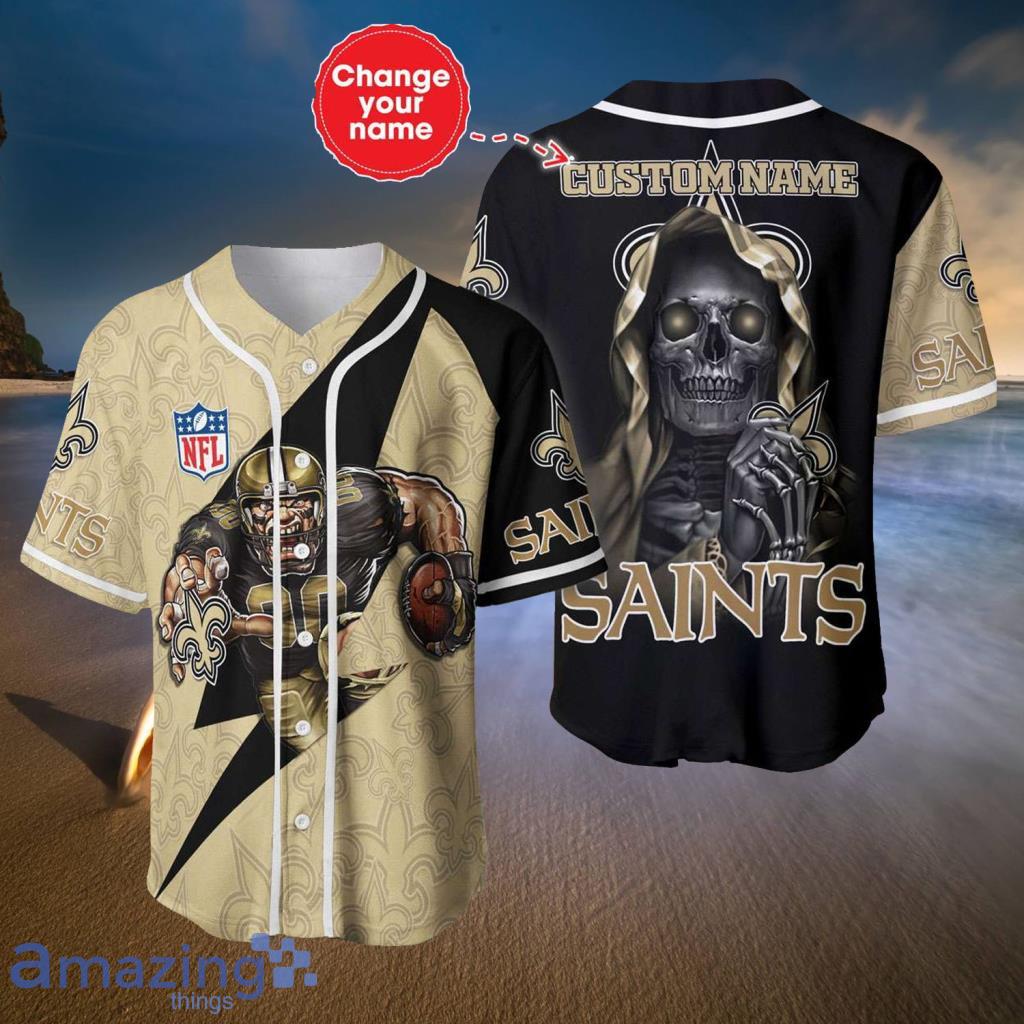 New Orleans Saints Road Game Jersey - Custom - Youth