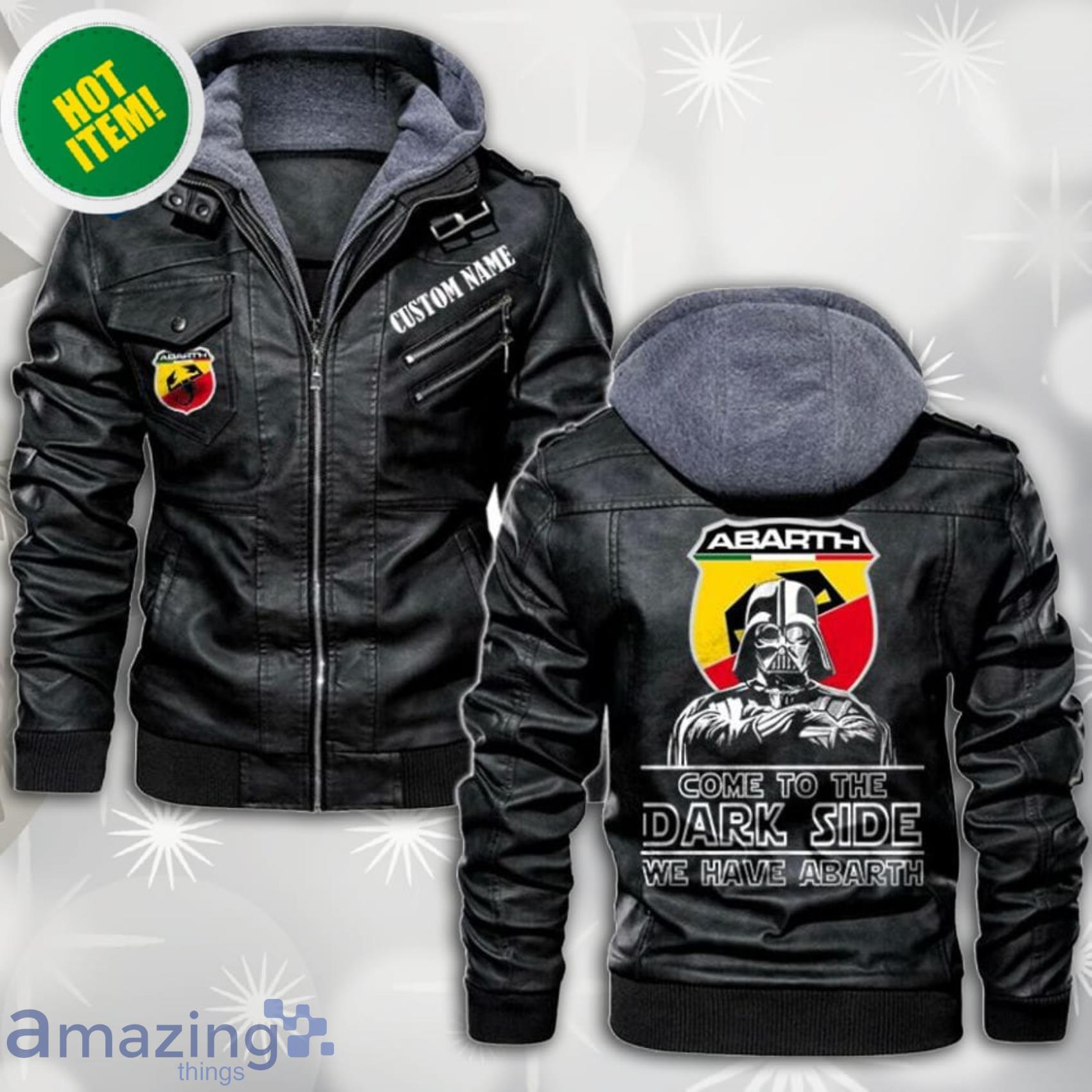 Custom Name Star Wars Come To The Dark Side Abarth 2D Leather Jacket Product Photo 1 Custom Name Star Wars Come To The Dark Side Abarth 2D Leather Jacket Product Photo 1