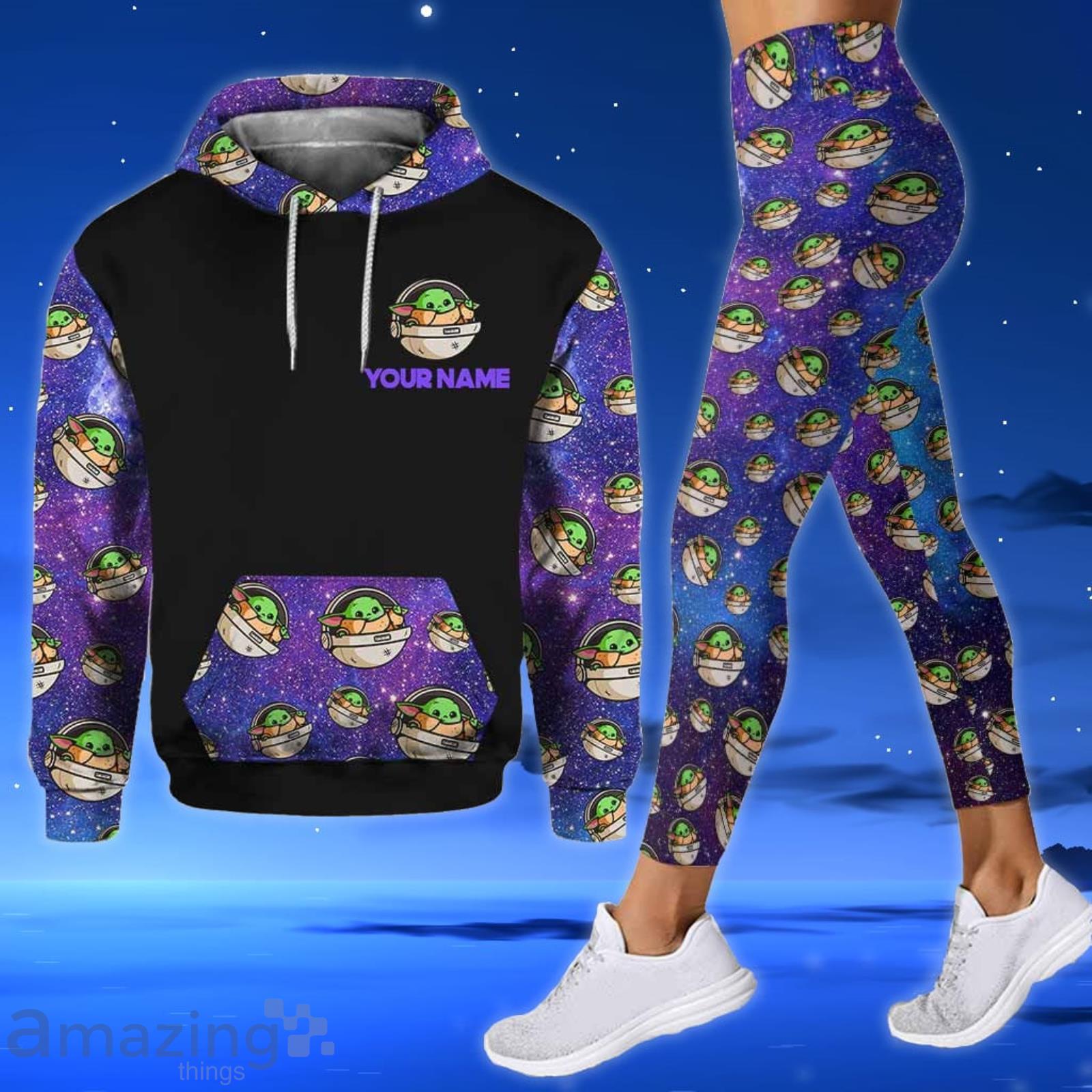 Custom Name Yoda Get In Loser We Are Getting Chicken Nuggies Hoodie And Leggings image Custom Name Yoda Get In Loser We Are Getting Chicken Nuggies Hoodie And Leggings Product Photo 2