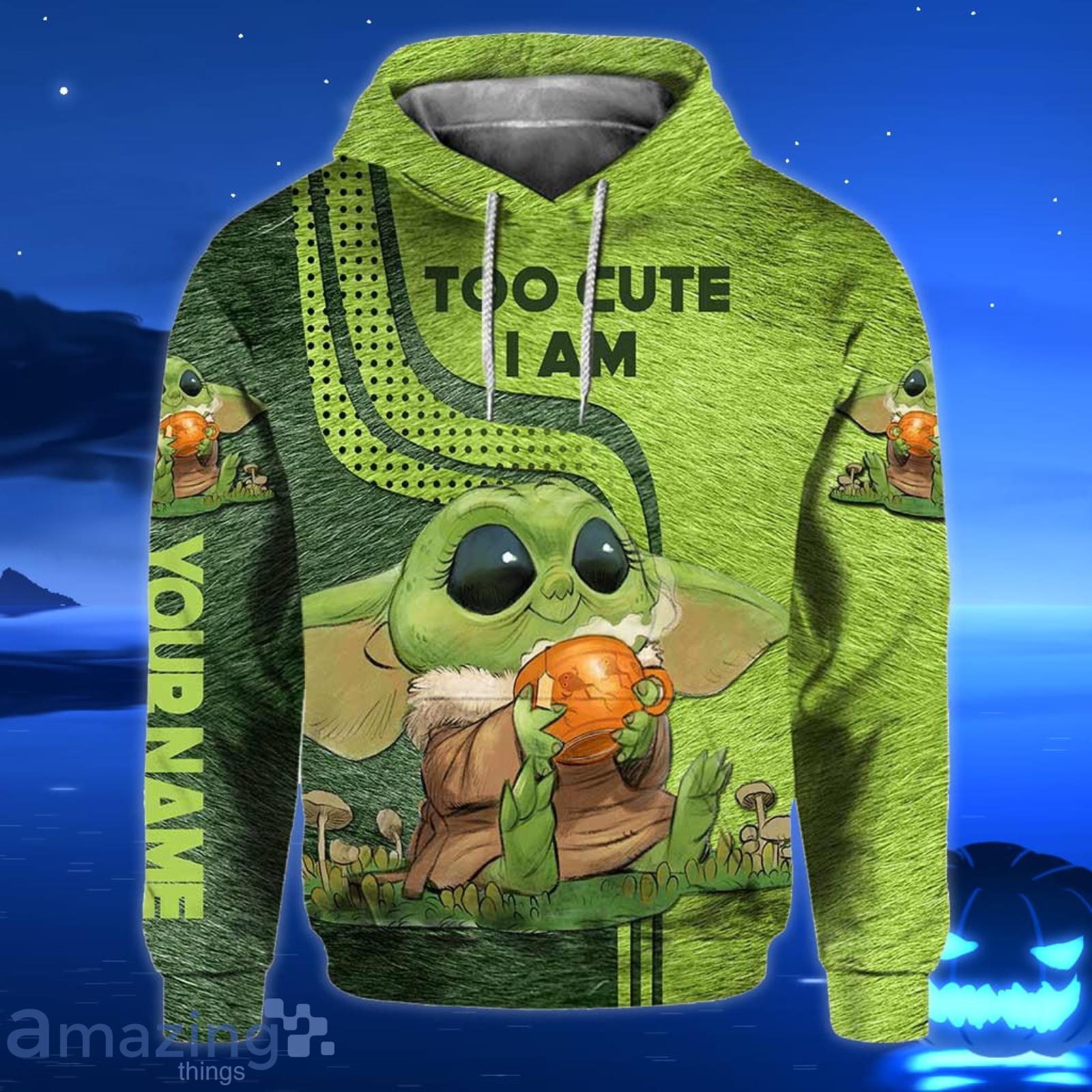 Too cute i am yoda online hoodie