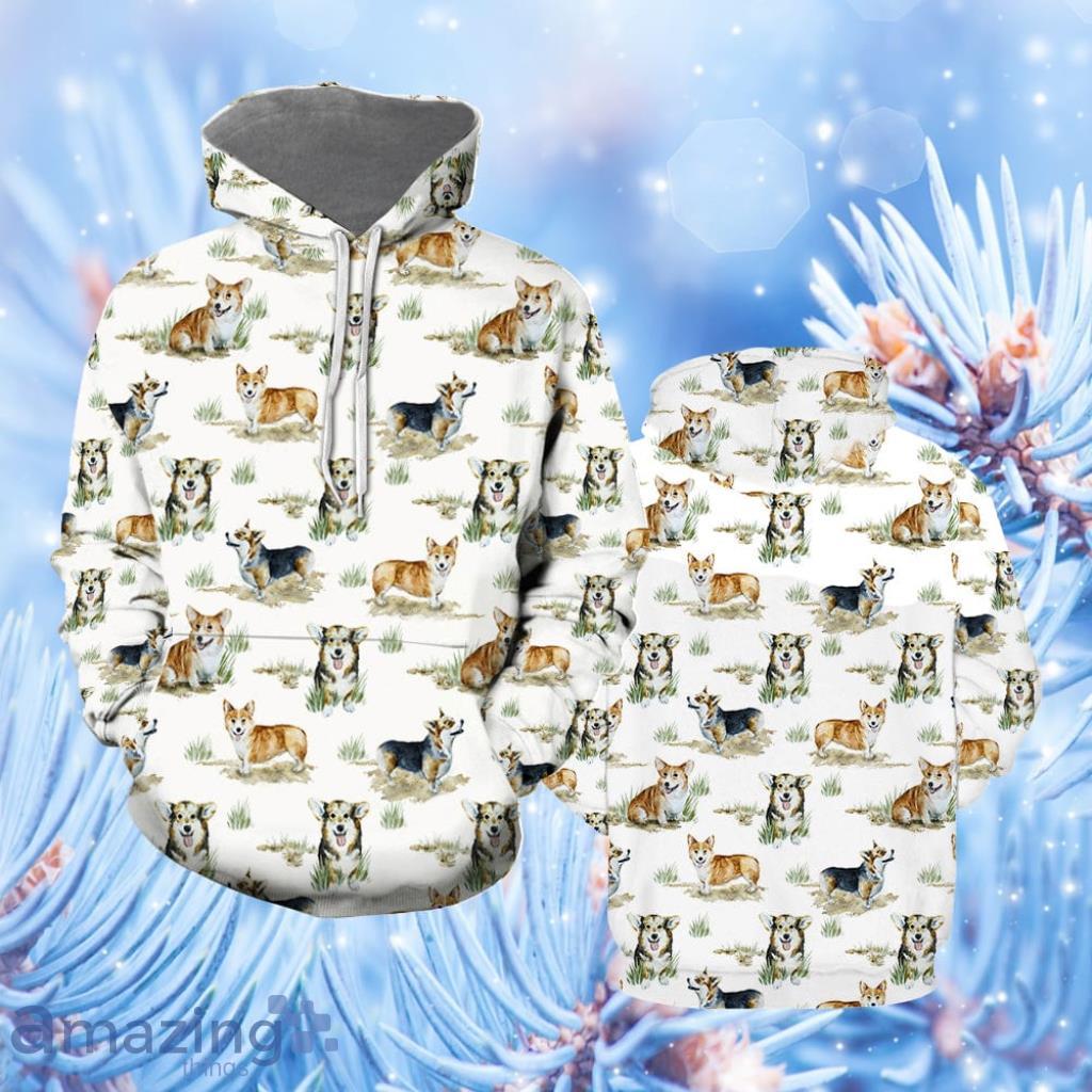 Cute Corgi Dog Hoodie 3D All Over Print - Cute Corgi Dog Hoodie All Over Print  For Men & Women  TH1127