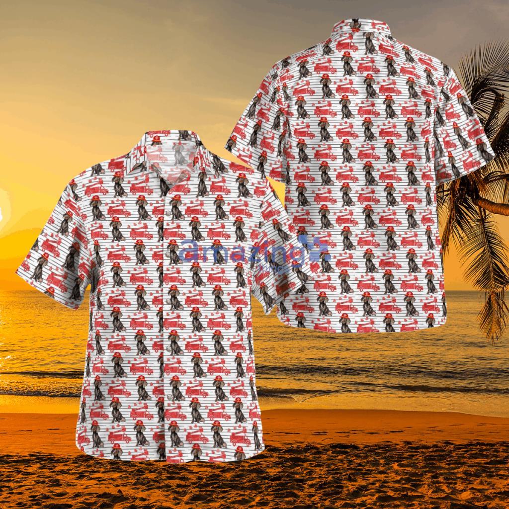 Cute Dachshund Fire Rescue Hawaiian Shirt - BCTT0707BG11 Dachshund Fire Rescue Hawaiian Shirt