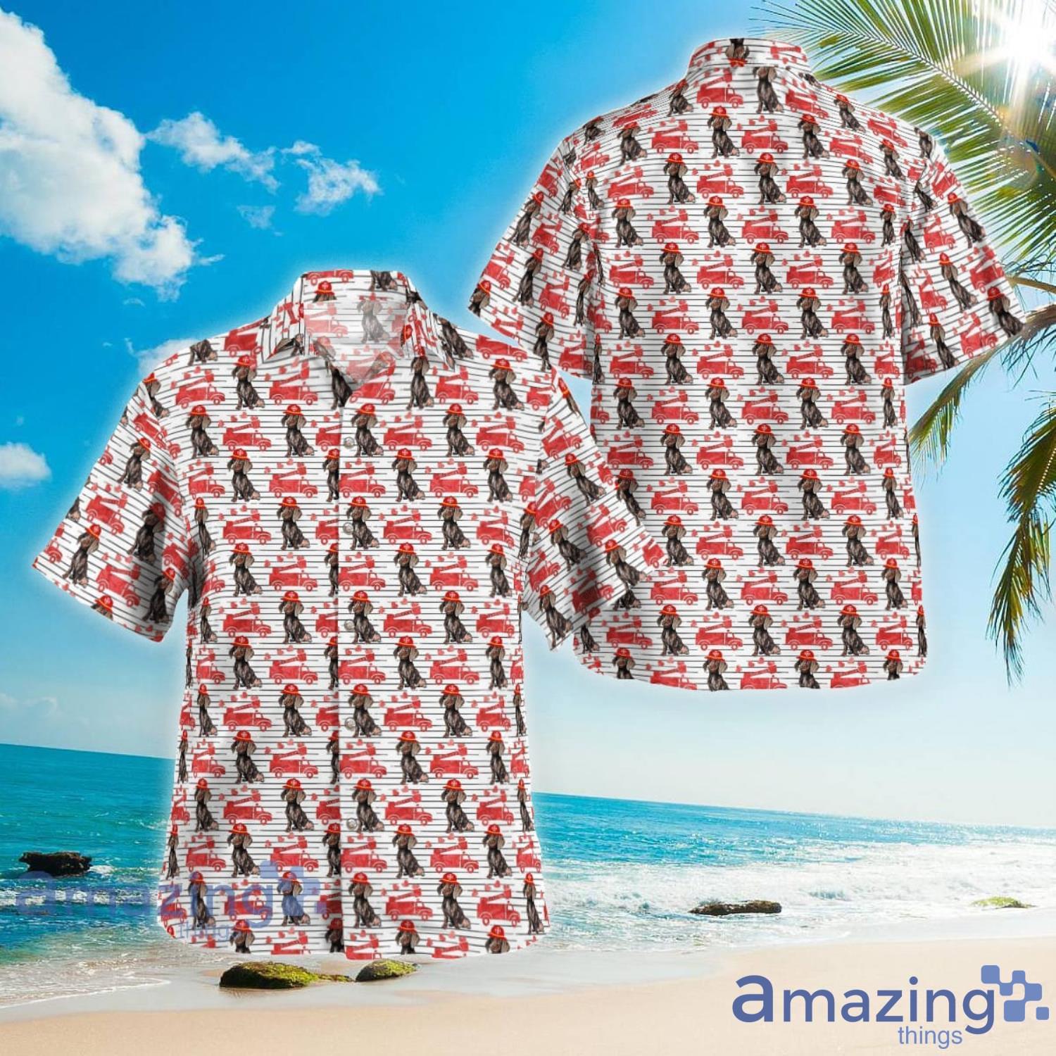 Dachshund Fire Rescue All Over Print Hawaiian Shirt Aloha Summer Gift For Men And Women Product Photo 1