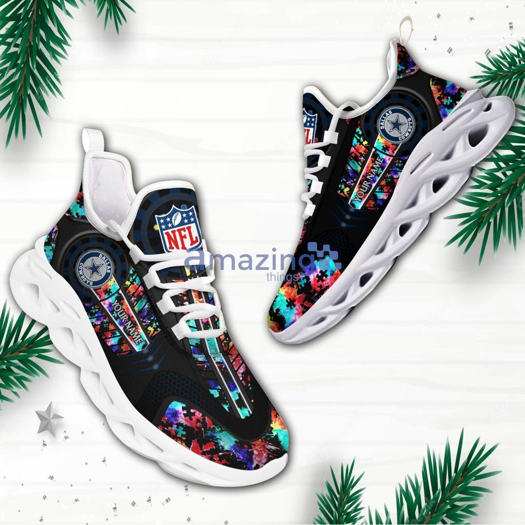 Dallas Cowboys NFL Unique Sneaker Max Soul Shoes - Freedomdesign