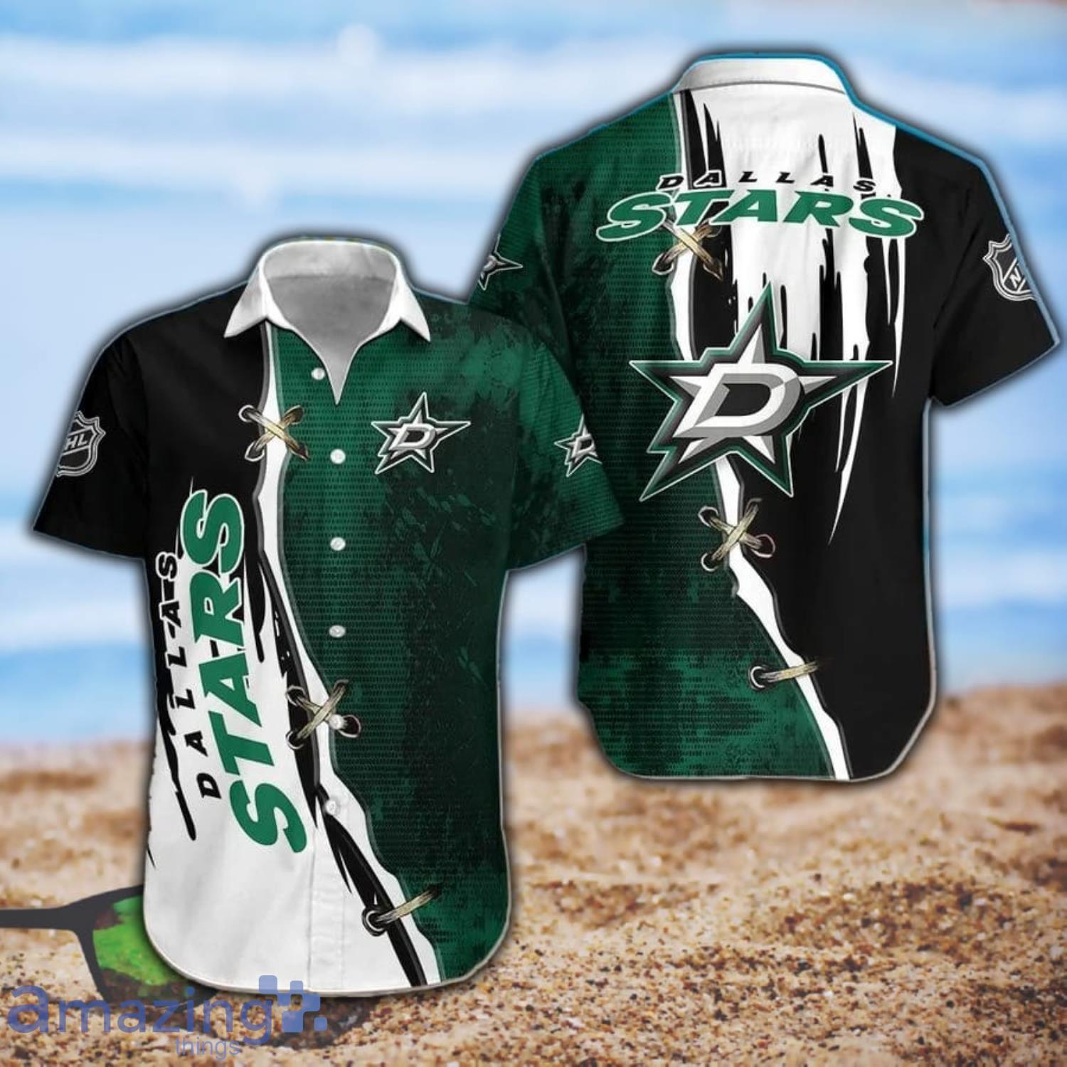 Dallas Stars Hawaiian Shhirt Gift For Fans Product Photo 1 Dallas Stars Hawaiian Shhirt Gift For Fans Product Photo 1