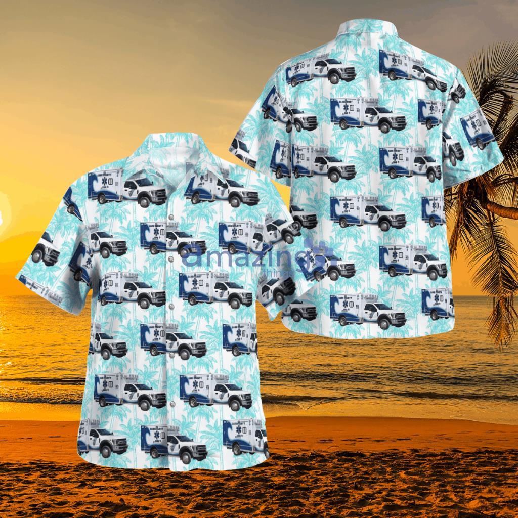Dare County EMS, NC Hawaiian Shirt - Dare County EMS, NC Hawaiian Shirt KTLT1207BG10