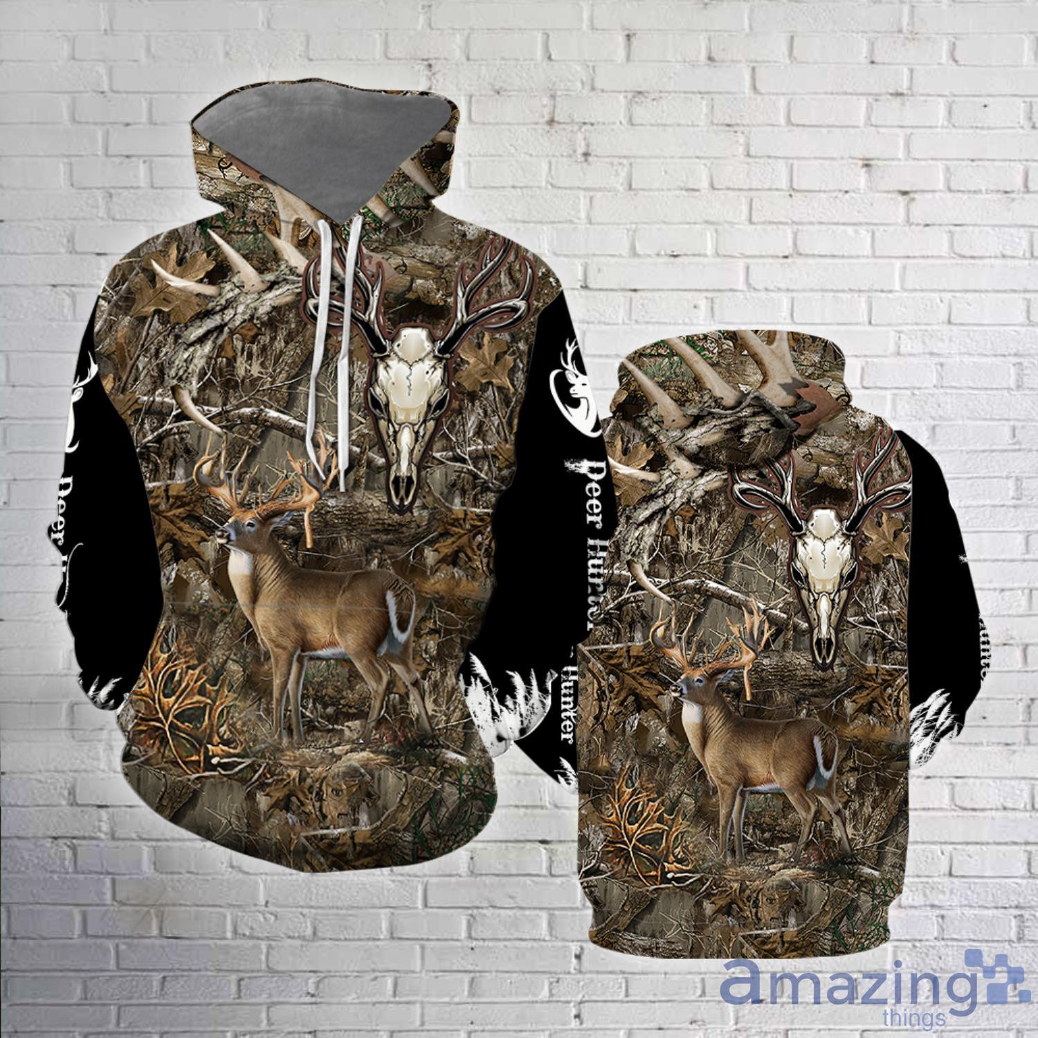 Deer Hunting 3D Gift For Hunting Lover All Over Print 3D Hoodie Unisex image Deer Hunting 3D Gift For Hunting Lover All Over Print 3D Hoodie Unisex Product Photo 2