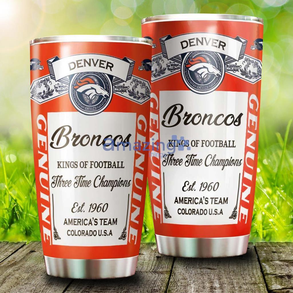 Denver Broncos Football Tumbler