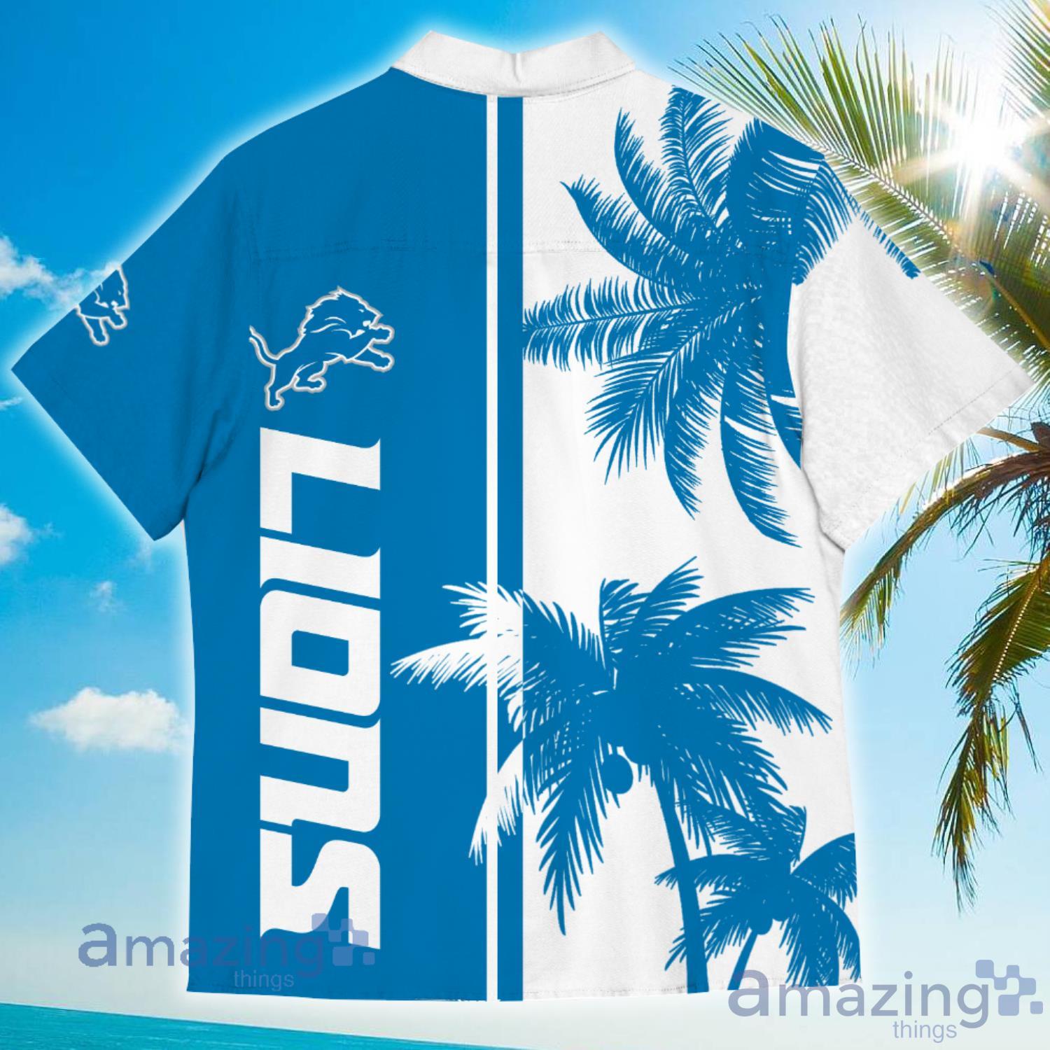 Detroit Lions NFL Vintage Coconut Tropical Hawaiian Shirt For Men And Women  - Freedomdesign