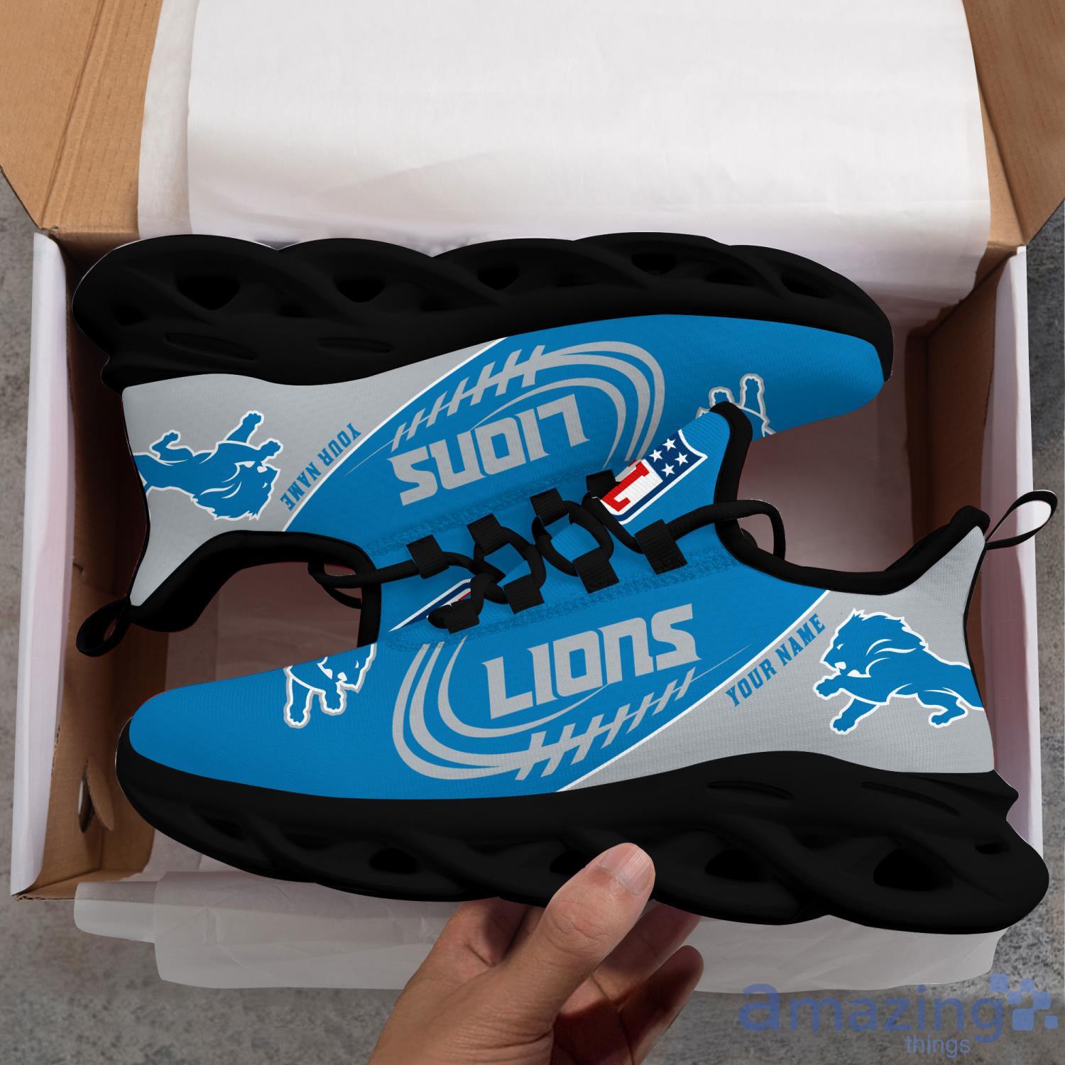 Detroit Lions Hunting camo style Max Soul Shoes Best Gift For Men And Women  Fans