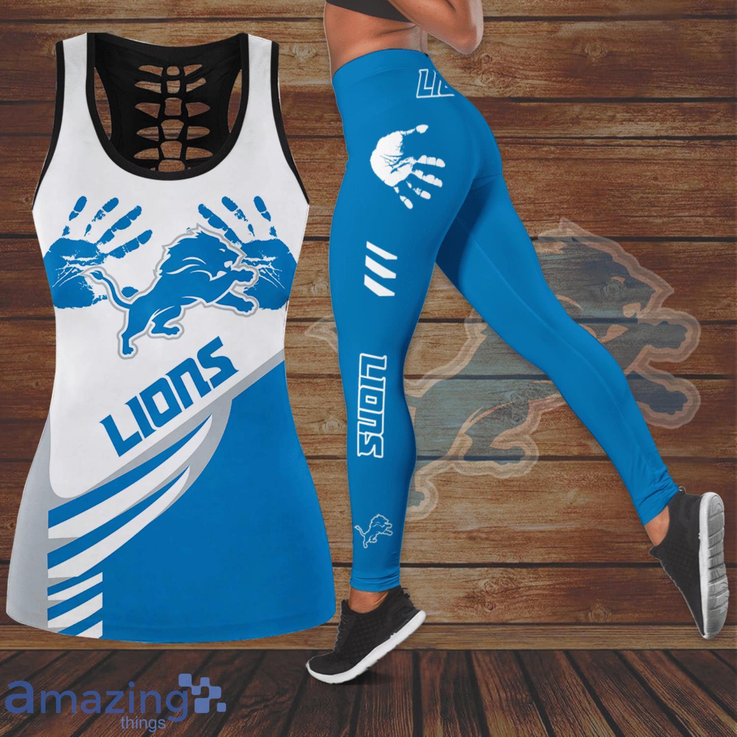 Tennessee Titans Handprint All Over Print 3D Combo Hollow Tank Top And  Leggings For Women