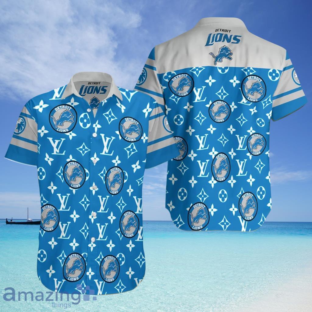 Detroit Lions Summer Tropical Hawaiian Shirt - Detroit Lions Summer Tropical Hawaiian Shirt