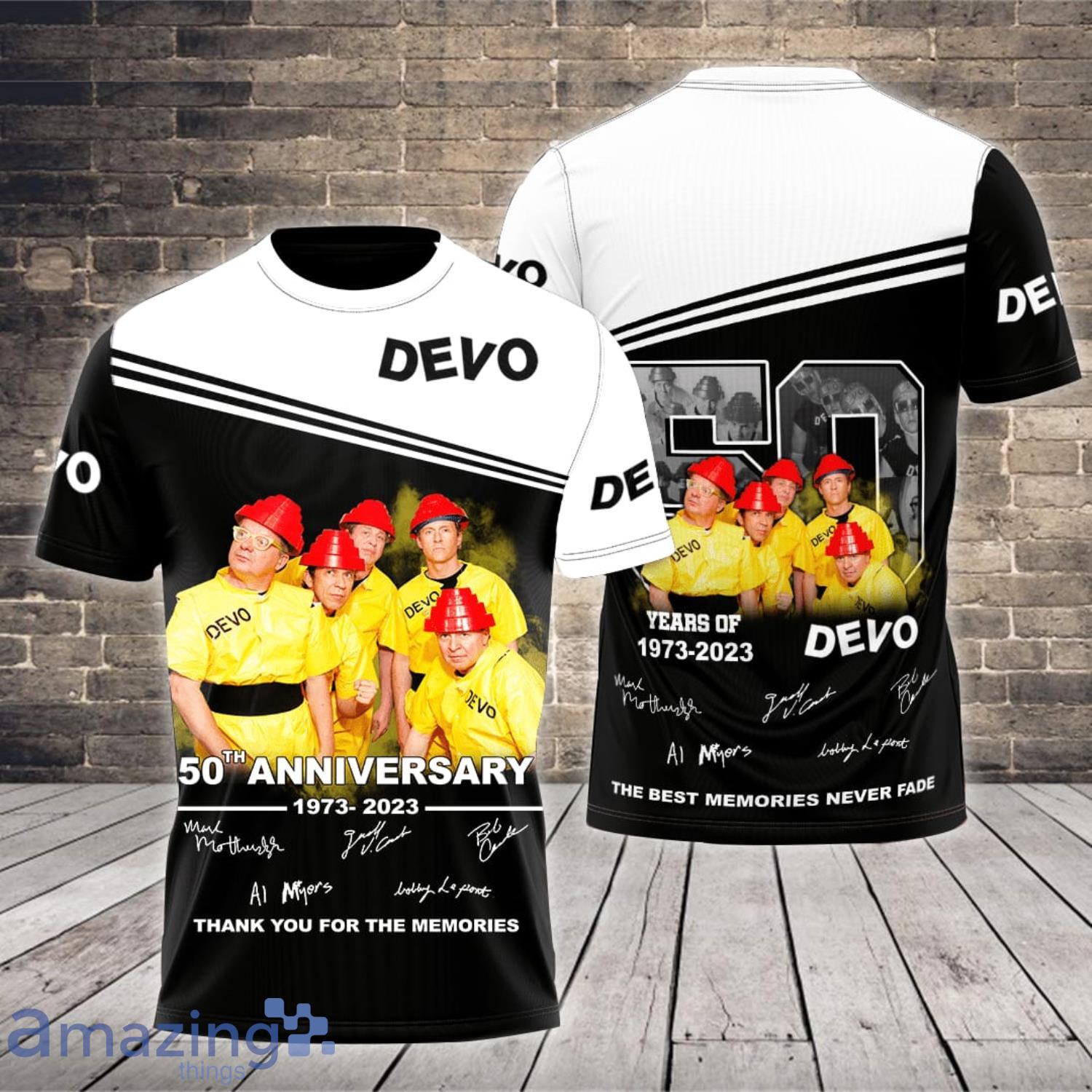 Devo Rock Band 50th Anniversary All Over Print 3D T-Shirt Product Photo 1