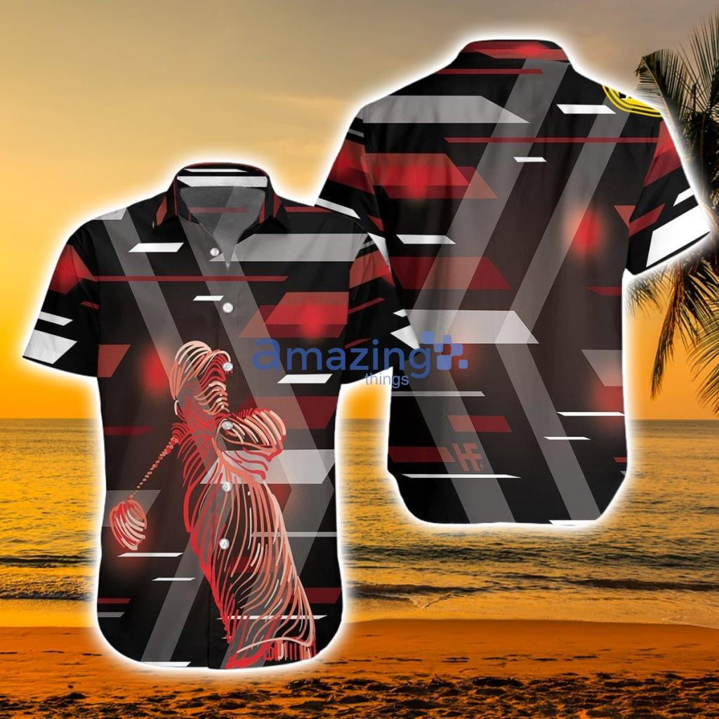 Digital Style Golf Players Hawaiian Shirt - Digital Style Golf Players Hawaiian Shirt