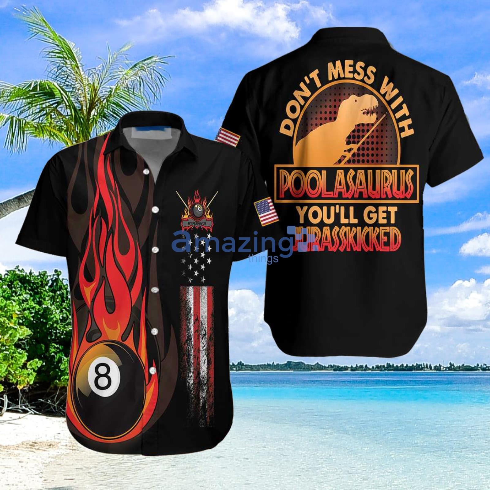 Dinosaur Aloha Hawaiian Shirt Men And Women Summer Gift Product Photo 1