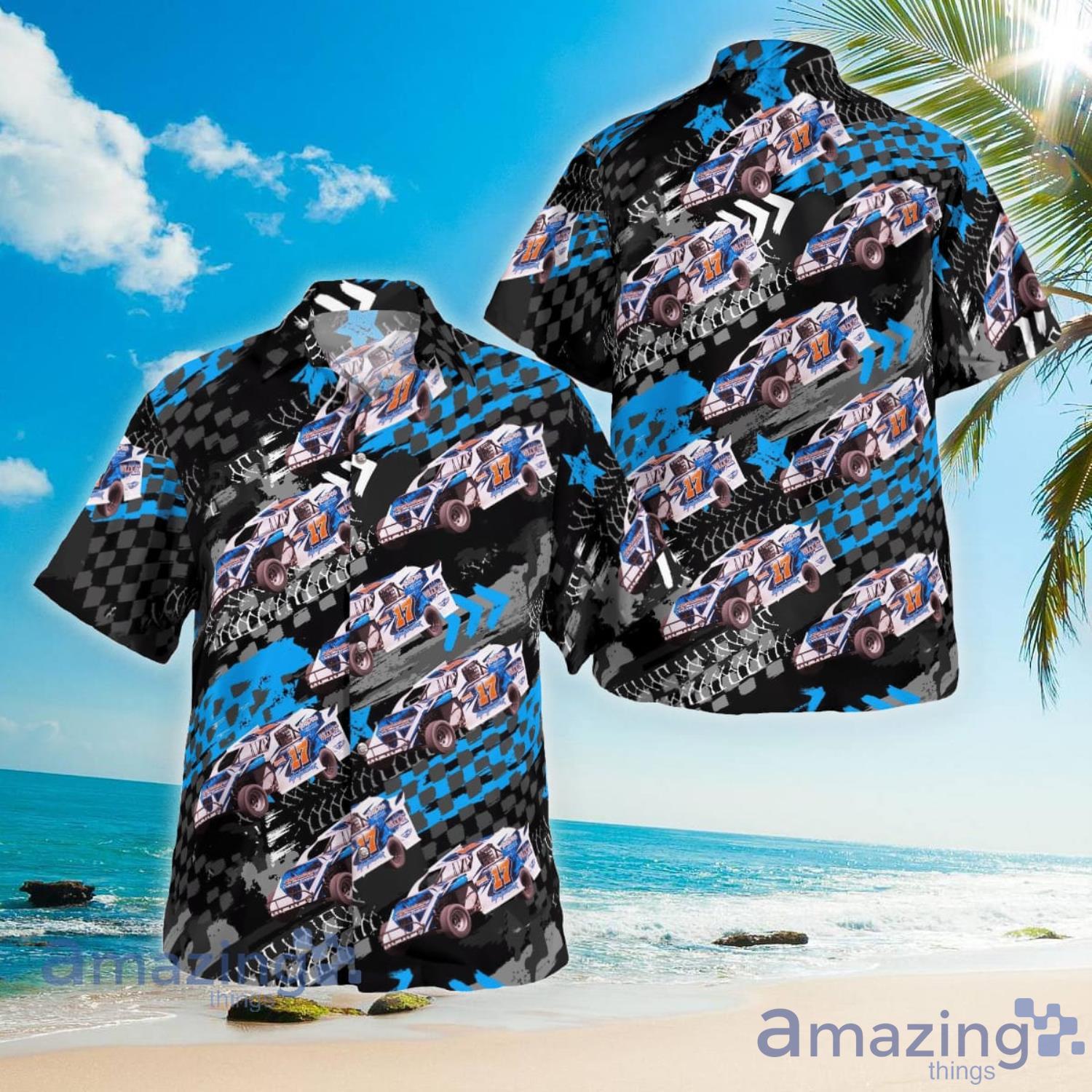 Dirt Track Racing Aloha Summer Gift Hawaiian Shirt Product Photo 1