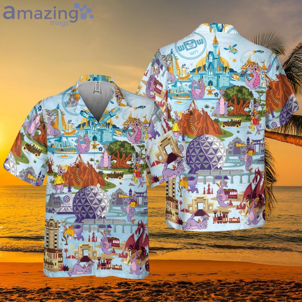 Disney Figment Funny Set Epcot Hawaiian Shirt - Disney Figment Funny Set Epcot Hawaiian Shirt