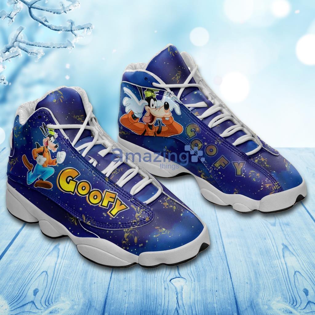Disney Goofy Disney Air Jodan 13 Shoes Sneakers - Disney Goofy Disney Air Jodan 13 Shoes Sneakers