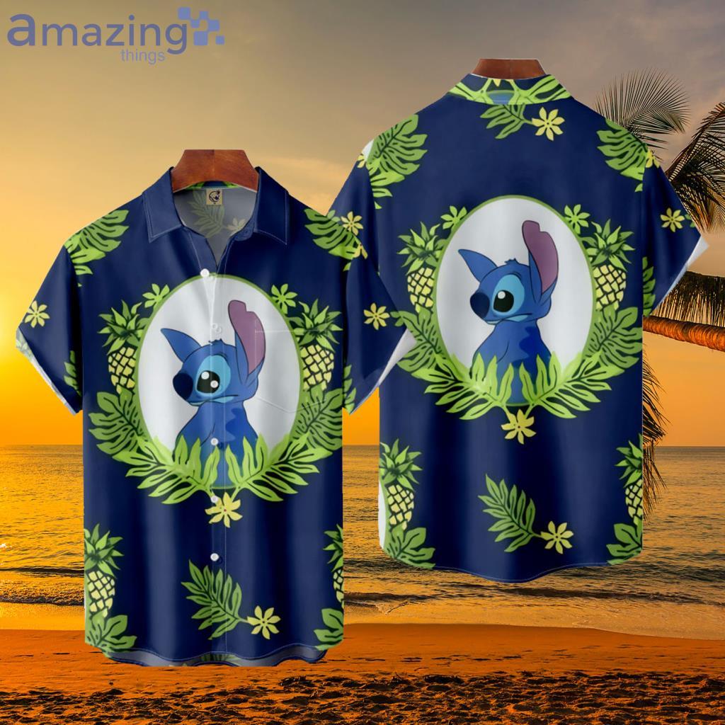 Disney Lilo And Stitch Summer Tropical Aloha Hawaiian Shirt - Disney Lilo And Stitch Summer Tropical Aloha Hawaiian Shirt