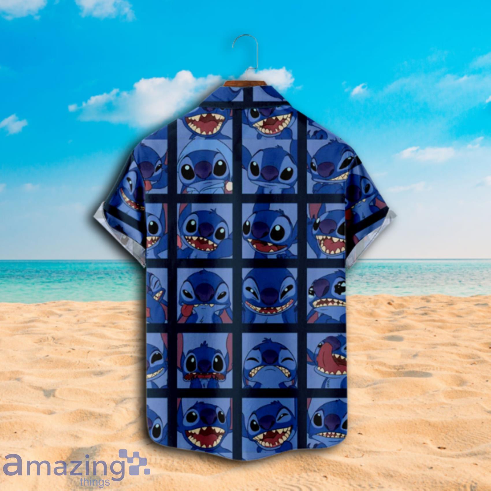 Disney Lilo & Stitch Hawaiian Shirt 3D Print For Men And Women image Disney Lilo & Stitch Hawaiian Shirt 3D Print For Men And Women Product Photo 2