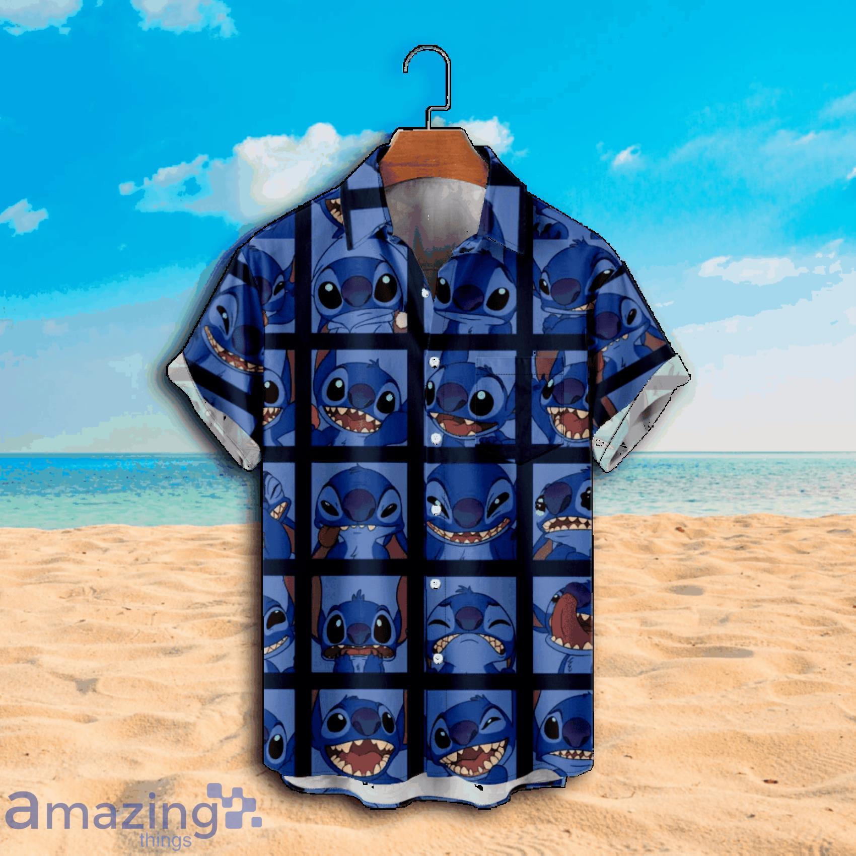 Disney Lilo & Stitch Hawaiian Shirt 3D Print For Men And Women image Disney Lilo & Stitch Hawaiian Shirt 3D Print For Men And Women Product Photo 3