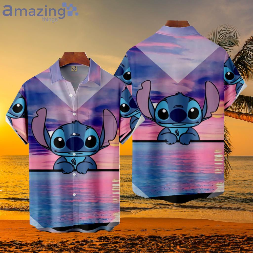 Disney Movies Lilo & Stitch Tropical Hawaiian Shirt - Disney Movies Lilo & Stitch Tropical Hawaiian Shirt