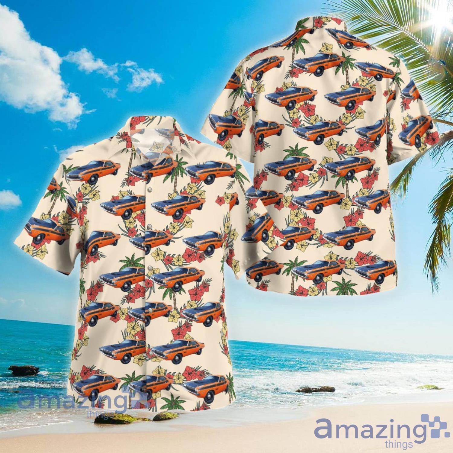 Dodge Challenger 1970 Dodge Challenger TA Aloha Summer Gift Hawaiian Shirt Product Photo 1