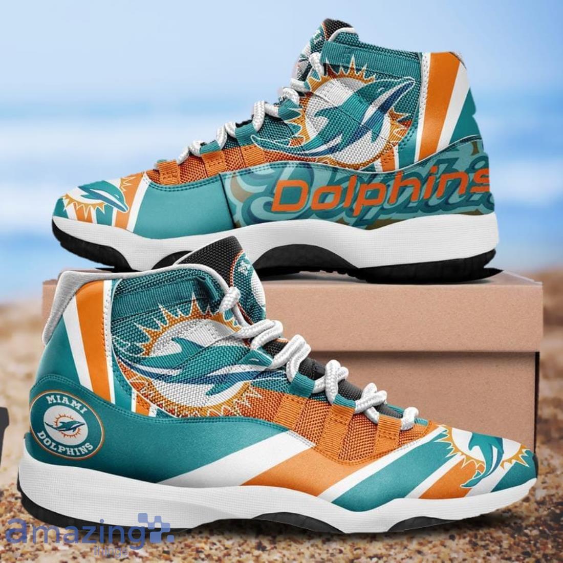 Miami Dolphins New Air Jordan 11 Shoes