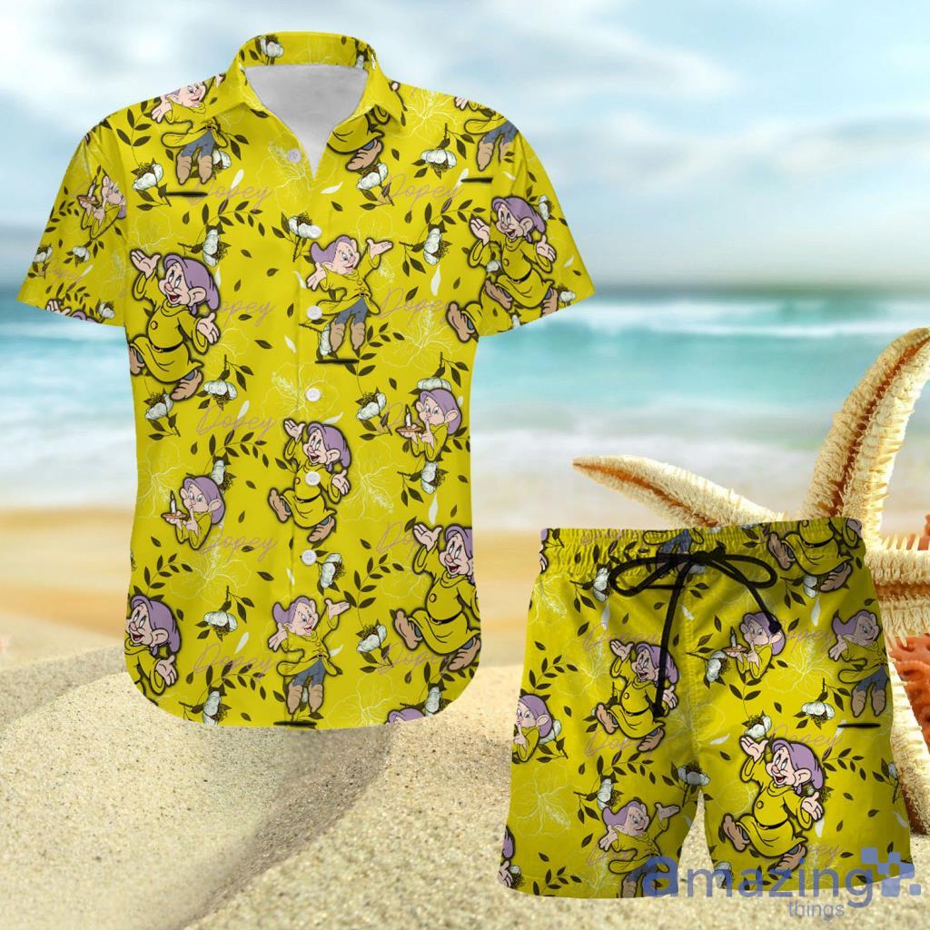 Dopey Dwarf Hawaiian Shirt And Short - Dopey Dwarf Hawaiian Shirt And Short