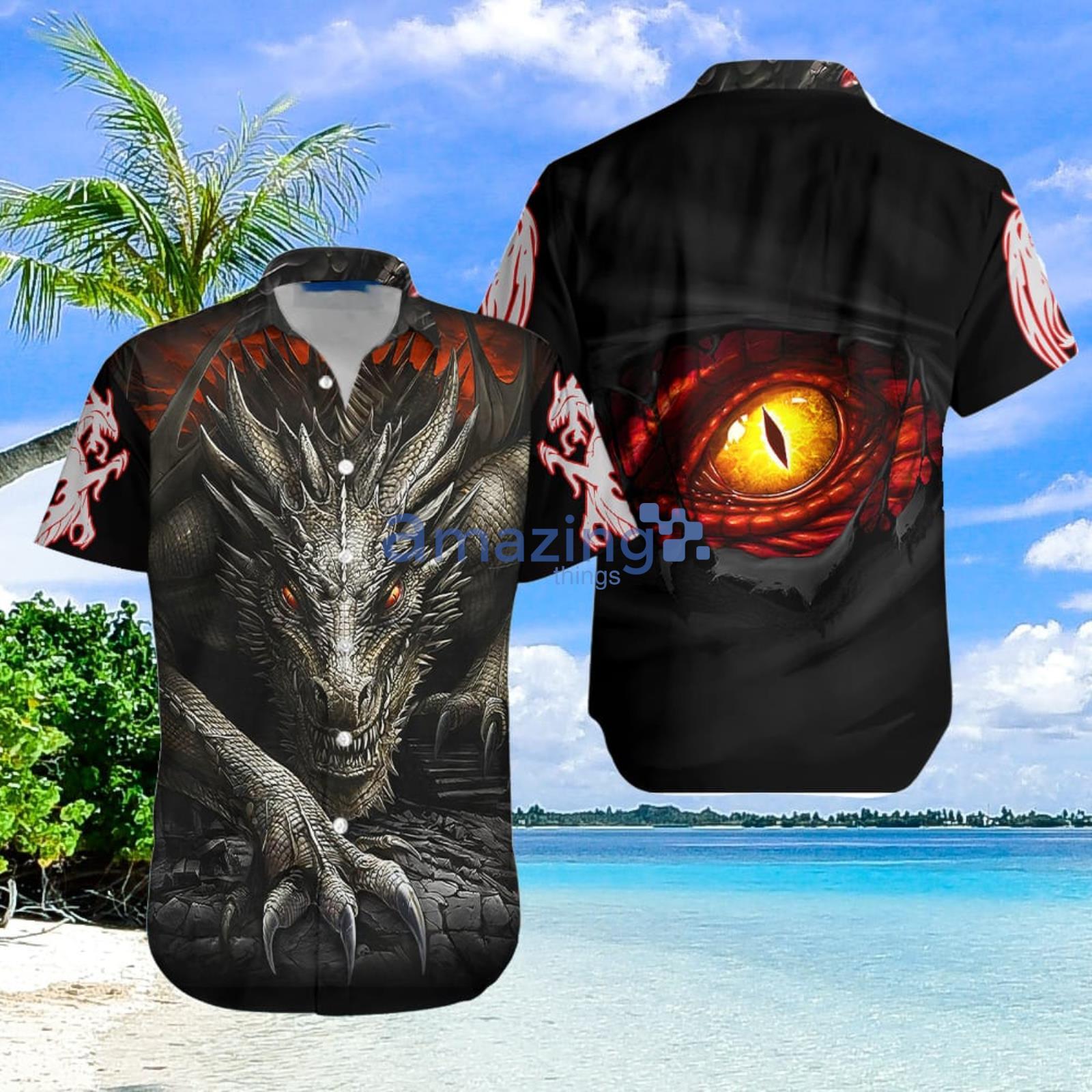 Dragon Aloha Hawaiian Shirt Men And Women Summer Gift Product Photo 1