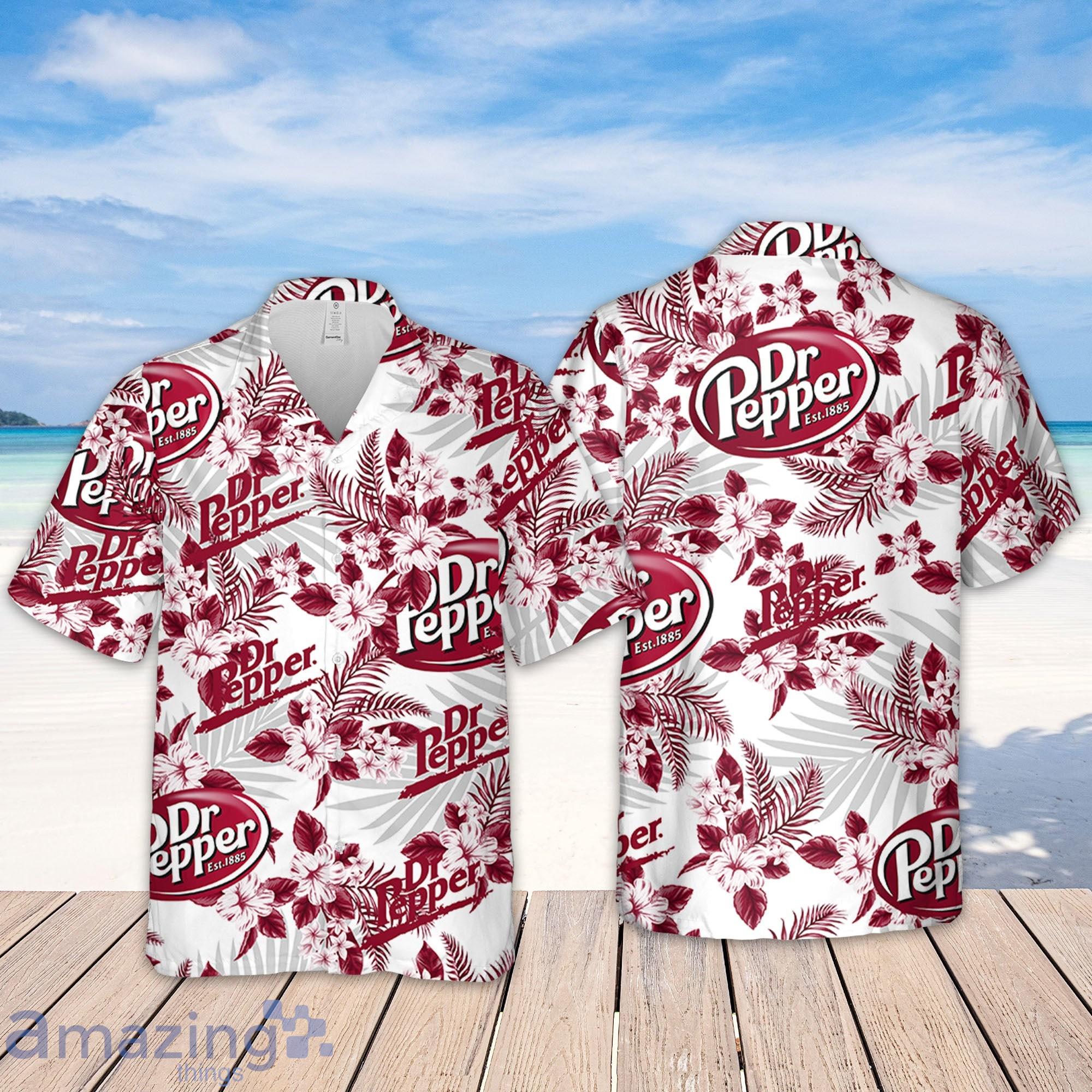 Dr.Pepper Hawaiian Flowers Hawaiian Shirt For Men And Women Product Photo 1