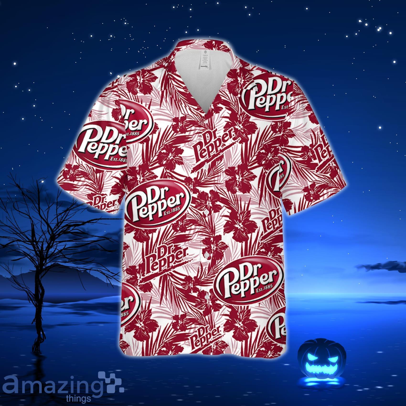 Dr.Pepper Hawaiian Beach Pattern Shirt, Hawaii Beer Shirt, Dr  Pepperhawaiian Summer Shirt, Dr Pepper Aloha Shirt - Trendy Aloha