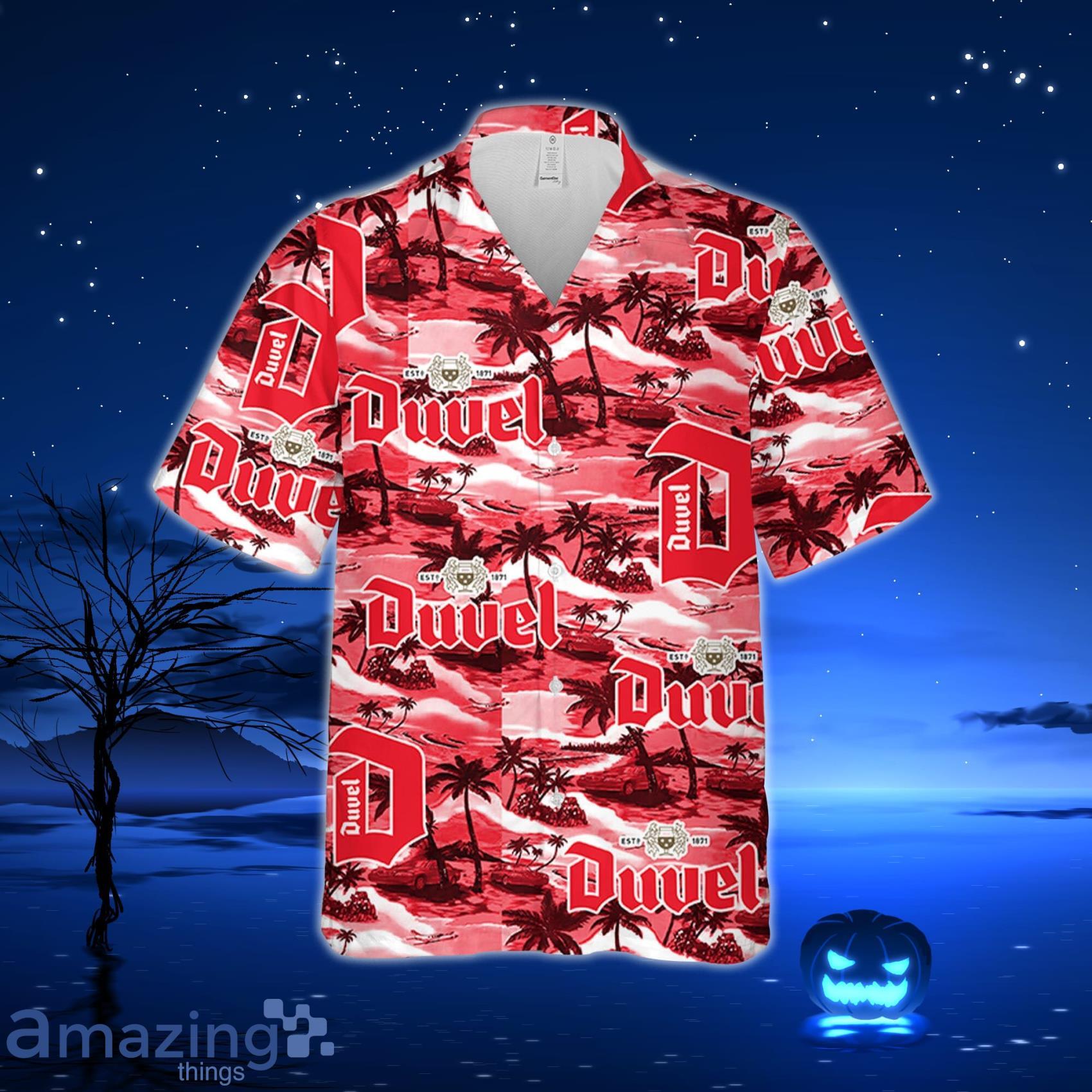 Duvel Beer Hawaiian Sea Island Pattern Hawaiian Shirt Hawaii Beer Loves Hawaiian Shirt For Men And Women image Duvel Beer Hawaiian Sea Island Pattern Hawaiian Shirt Hawaii Beer Loves Hawaiian Shirt For Men And Women Product Photo 2