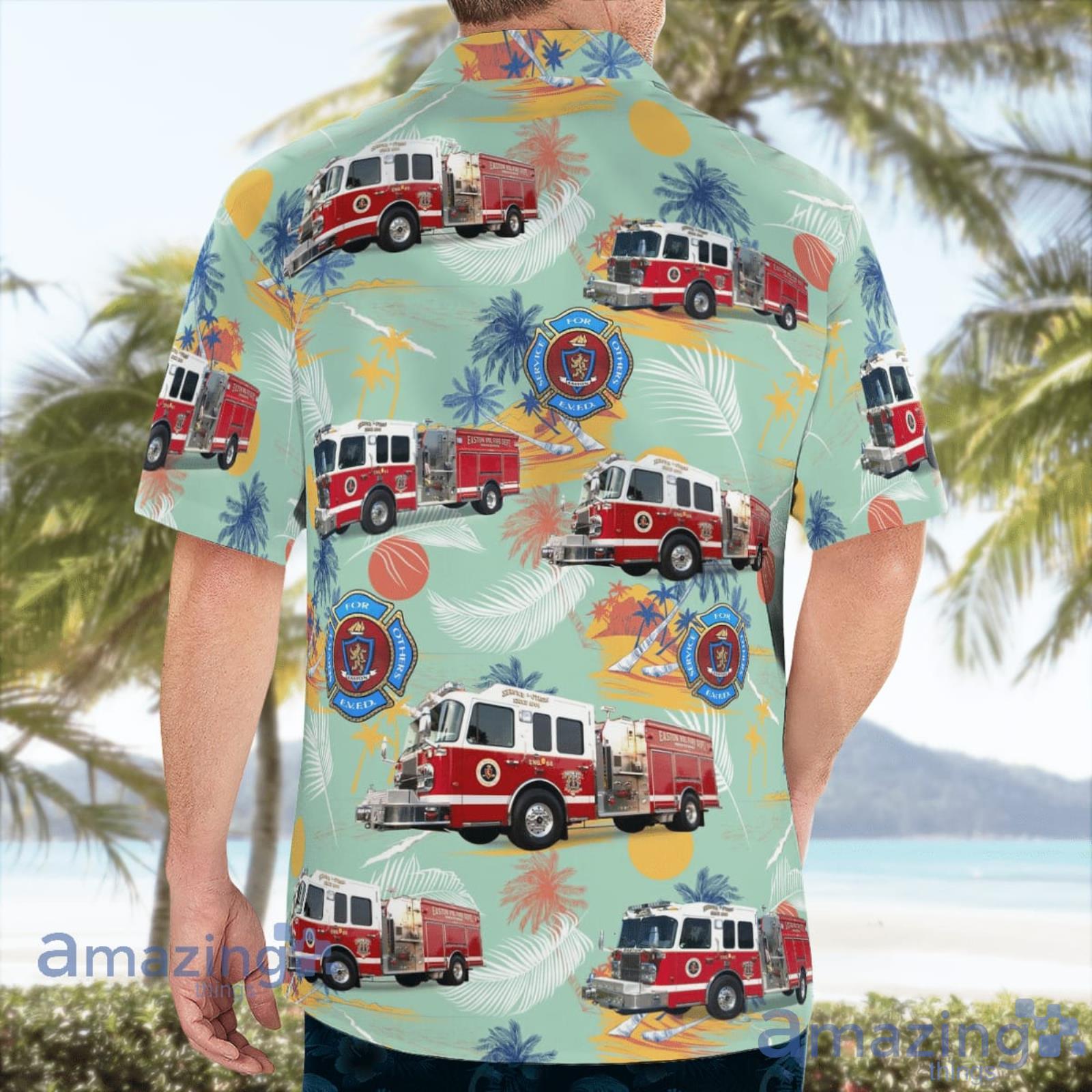 Easton Volunteer Fire Dept. MD Hawaiian Shirt Summer Gift For Men And Women image Easton Volunteer Fire Dept. MD Hawaiian Shirt Summer Gift For Men And Women Product Photo 2