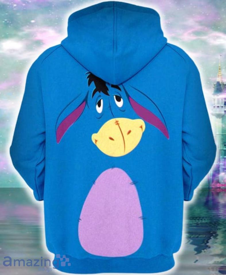Eeyore Donkey Lovely All Over Print 3D Hoodie image Eeyore Donkey Lovely All Over Print 3D Hoodie Product Photo 2