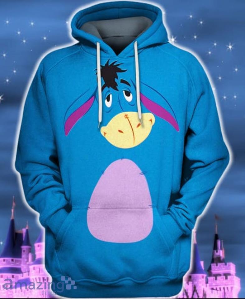 Eeyore Donkey Lovely All Over Print 3D Hoodie Product Photo 1 Eeyore Donkey Lovely All Over Print 3D Hoodie Product Photo 1