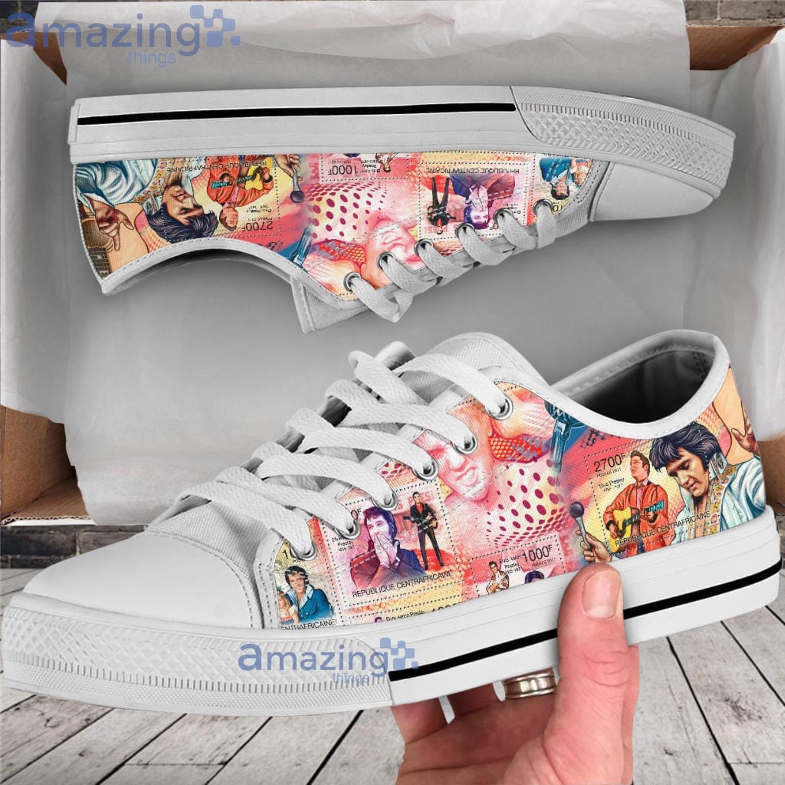 Elvis Presley Elvis Gift Low Top Shoes Gift image Elvis Presley Elvis Gift Low Top Shoes Gift Product Photo 5