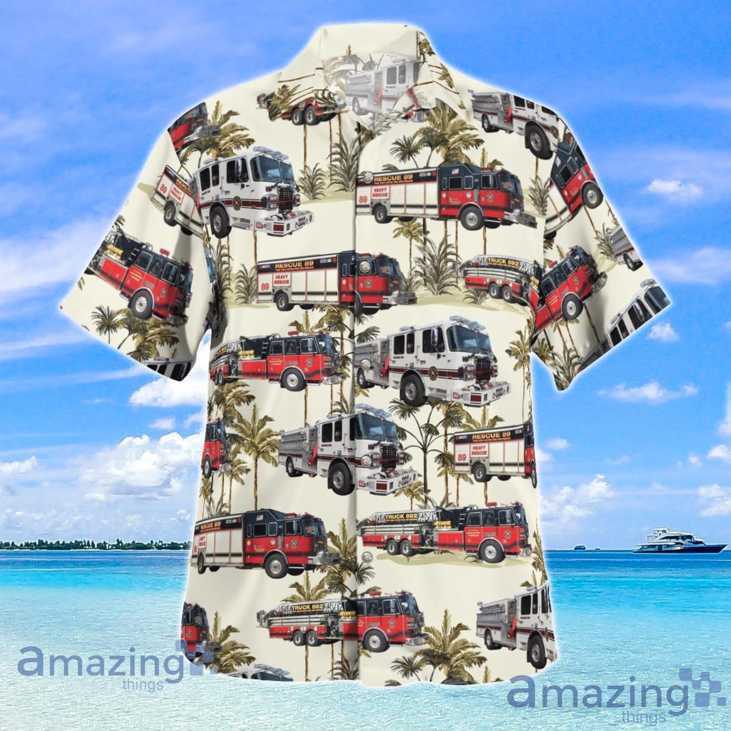 Emigsville Pennsylvania Alert Fire Company No. 1 Beach Summer Gift Hawaiian Shirt image Emigsville Pennsylvania Alert Fire Company No. 1 Beach Summer Gift Hawaiian Shirt Product Photo 2