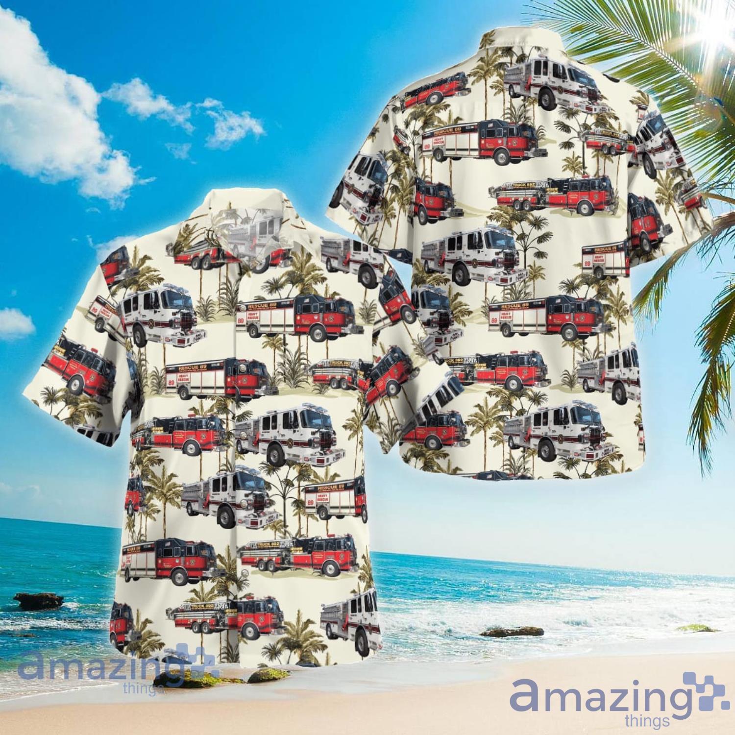 Emigsville Pennsylvania Alert Fire Company No. 1 Beach Summer Gift Hawaiian Shirt Product Photo 1