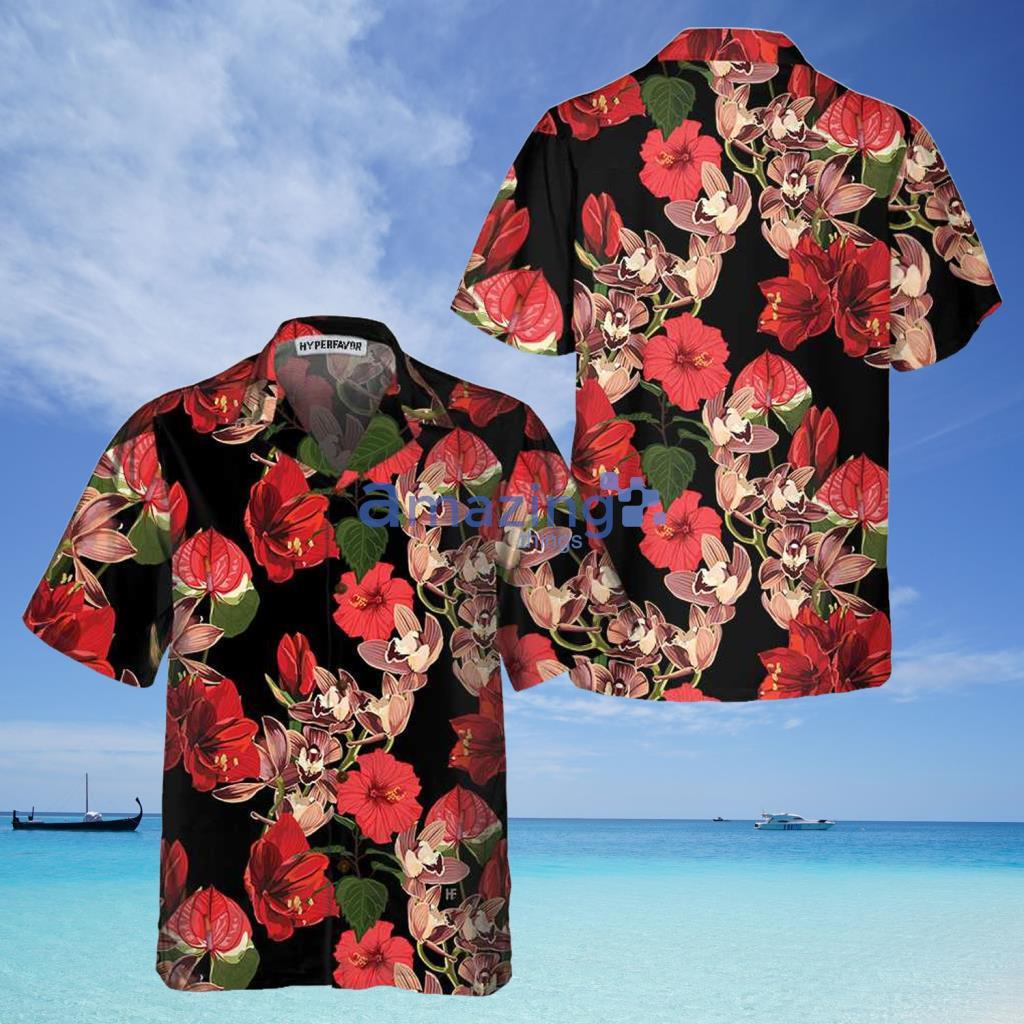 Exotic Hibiscus And Tropical Plants Hawaiian Shirt - Exotic Hibiscus And Tropical Plants Hawaiian Shirt
